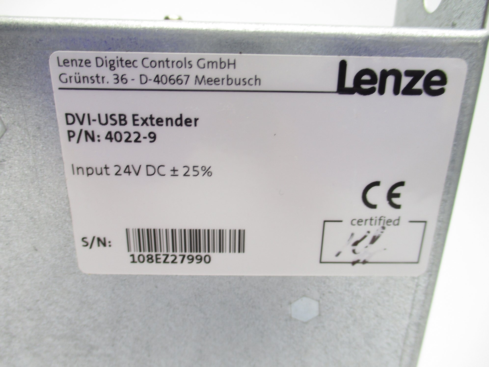 LENZE 4022-9 DVI/USB-EXTENDER NSNP
