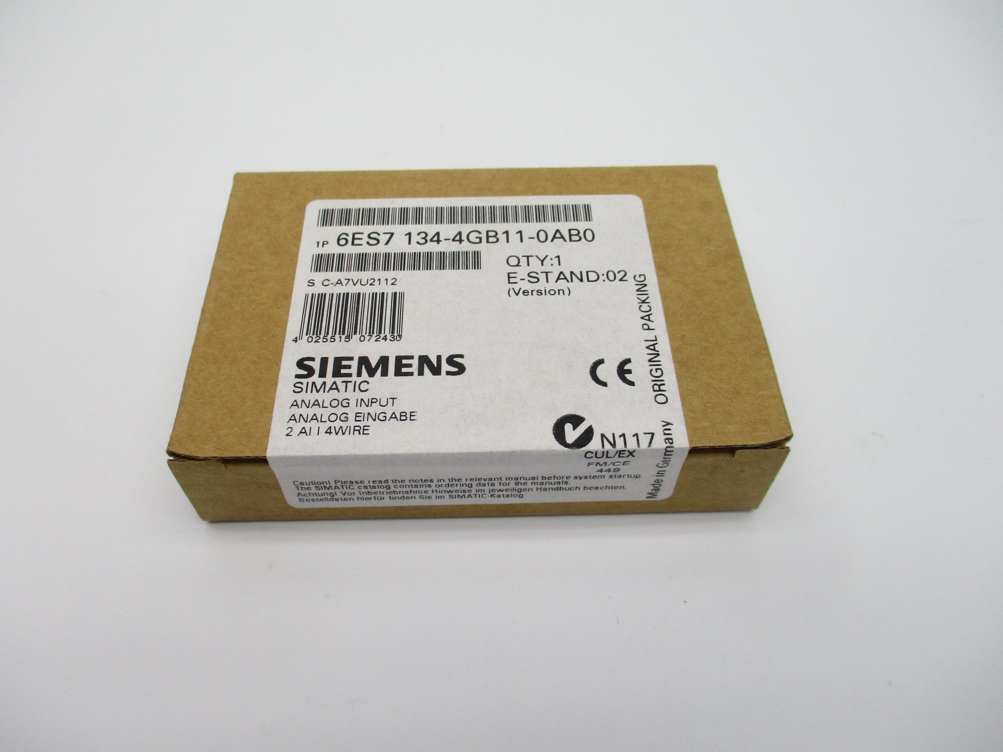 SIEMENS 6ES7134-4GB11-0AB0 NSFS