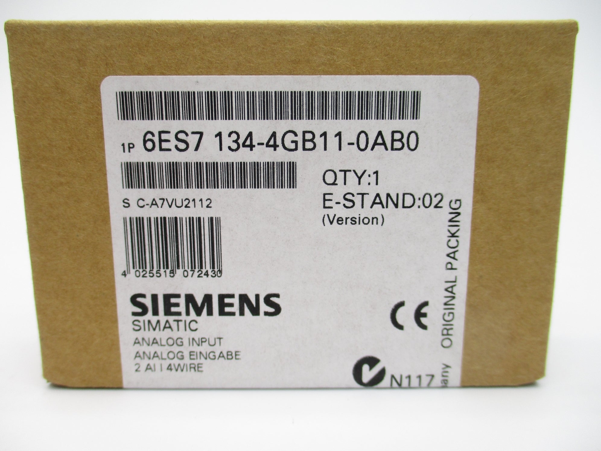 SIEMENS 6ES7134-4GB11-0AB0 NSFS