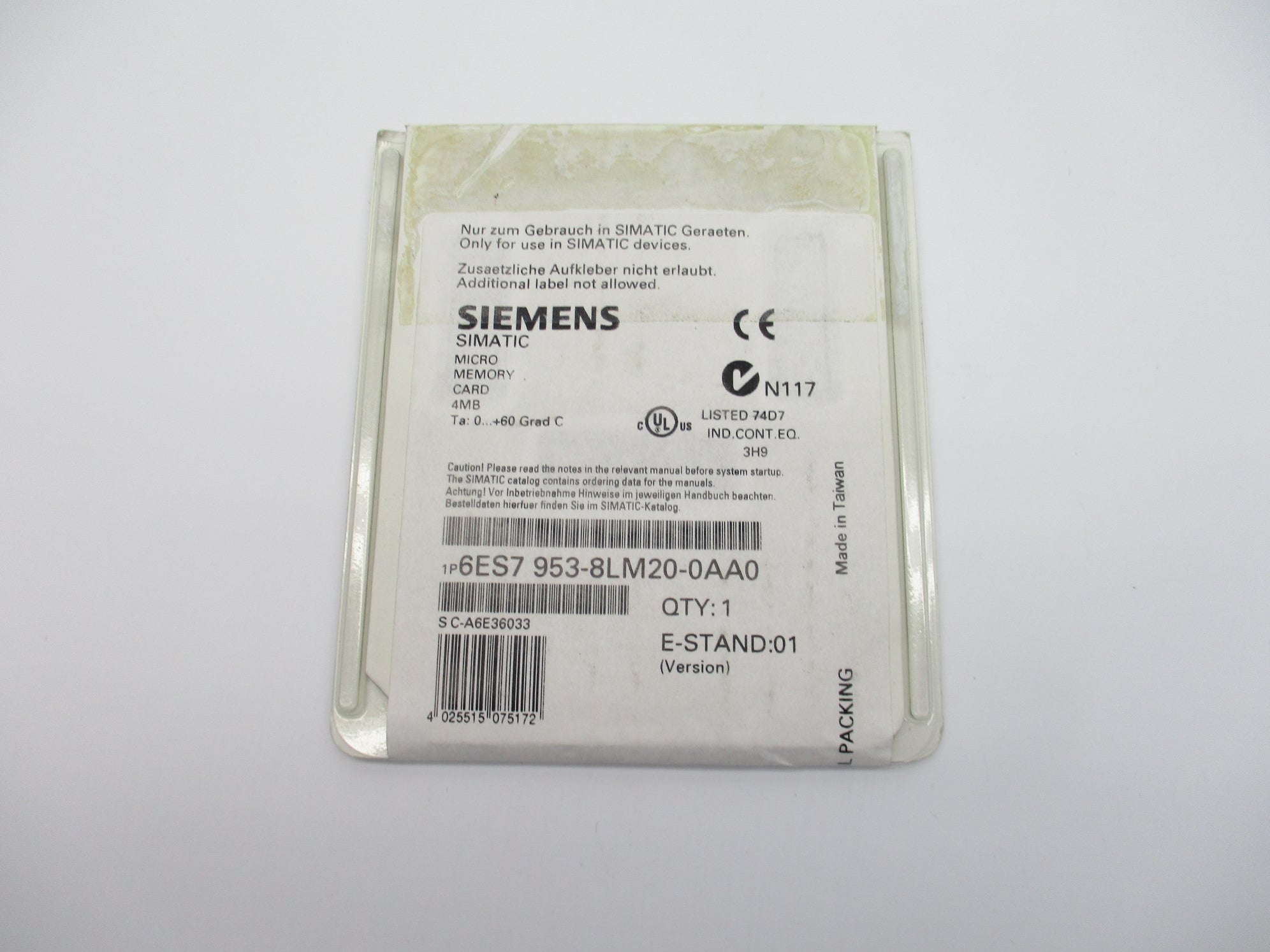 SIEMENS 6ES7953-8LM20-0AA0 NSFS