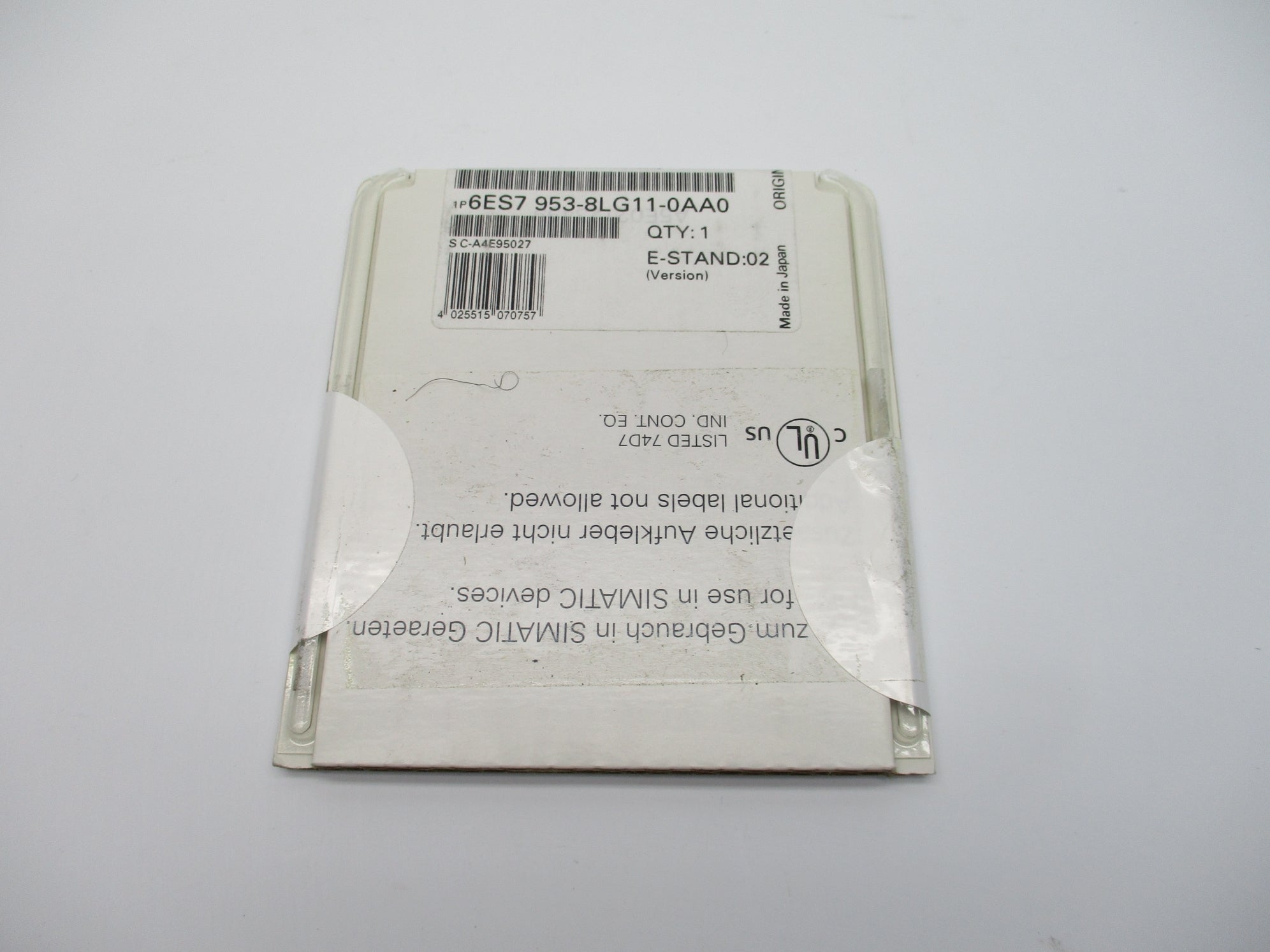 SIEMENS 6ES7953-8LG11-0AA0 NSFS