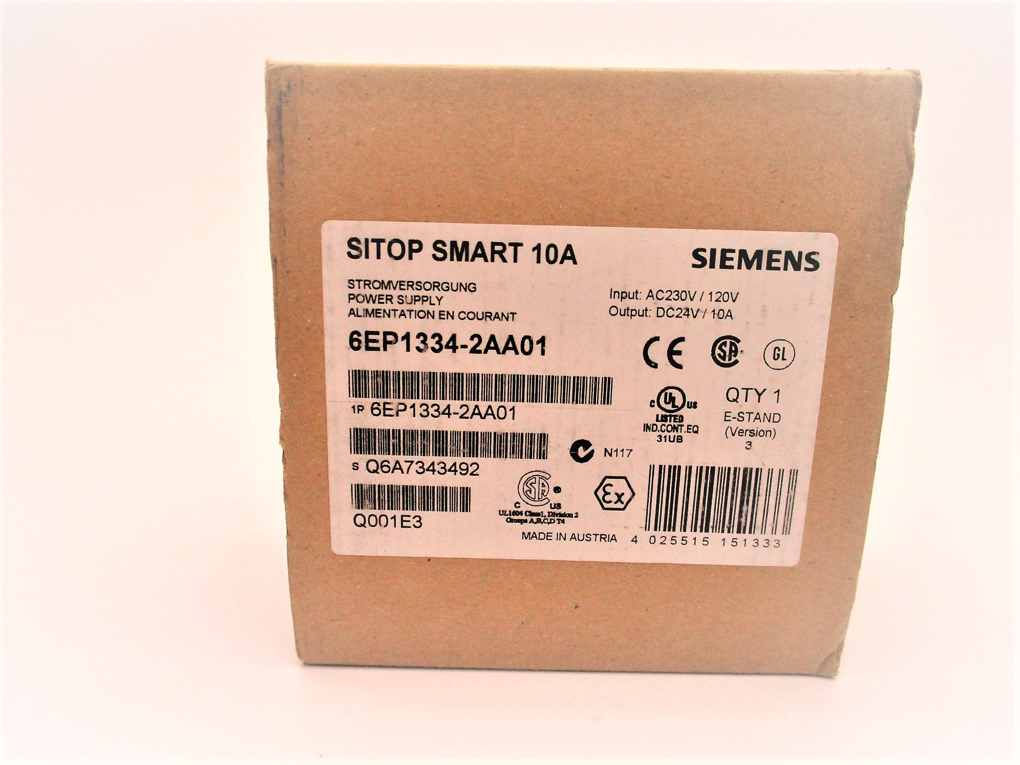 SIEMENS 6EP1334-2AA01 NSFS