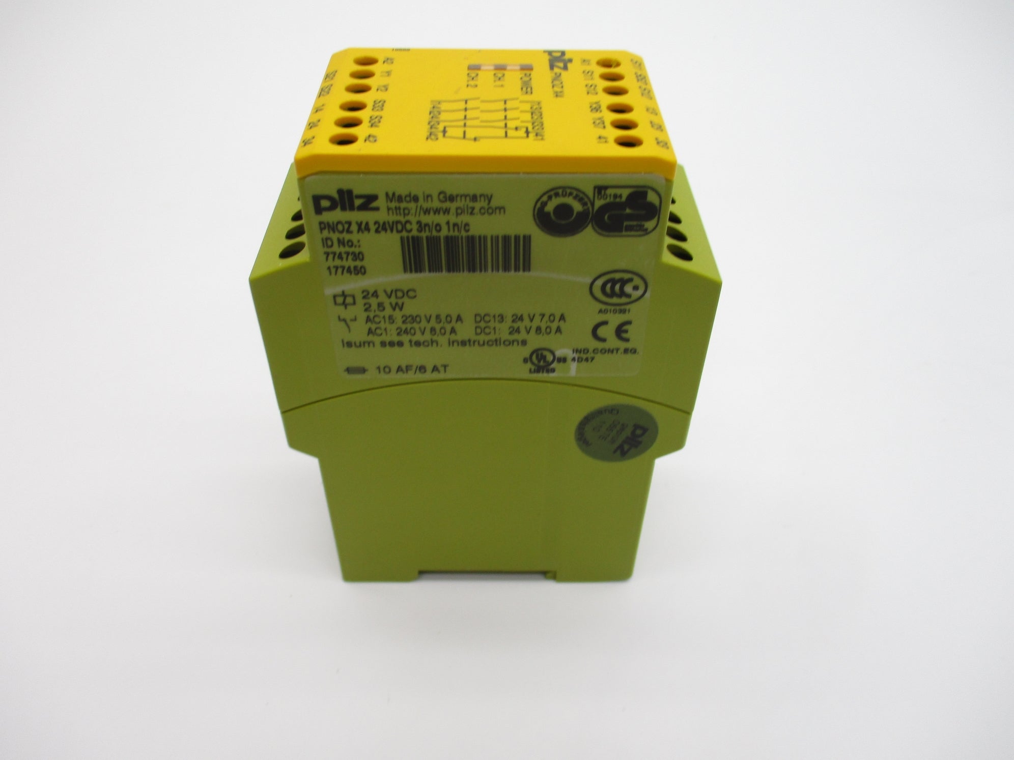 PILZ PNOZ-X4-24VDC-3N/O-1N/C 8A 24VDC UNMP