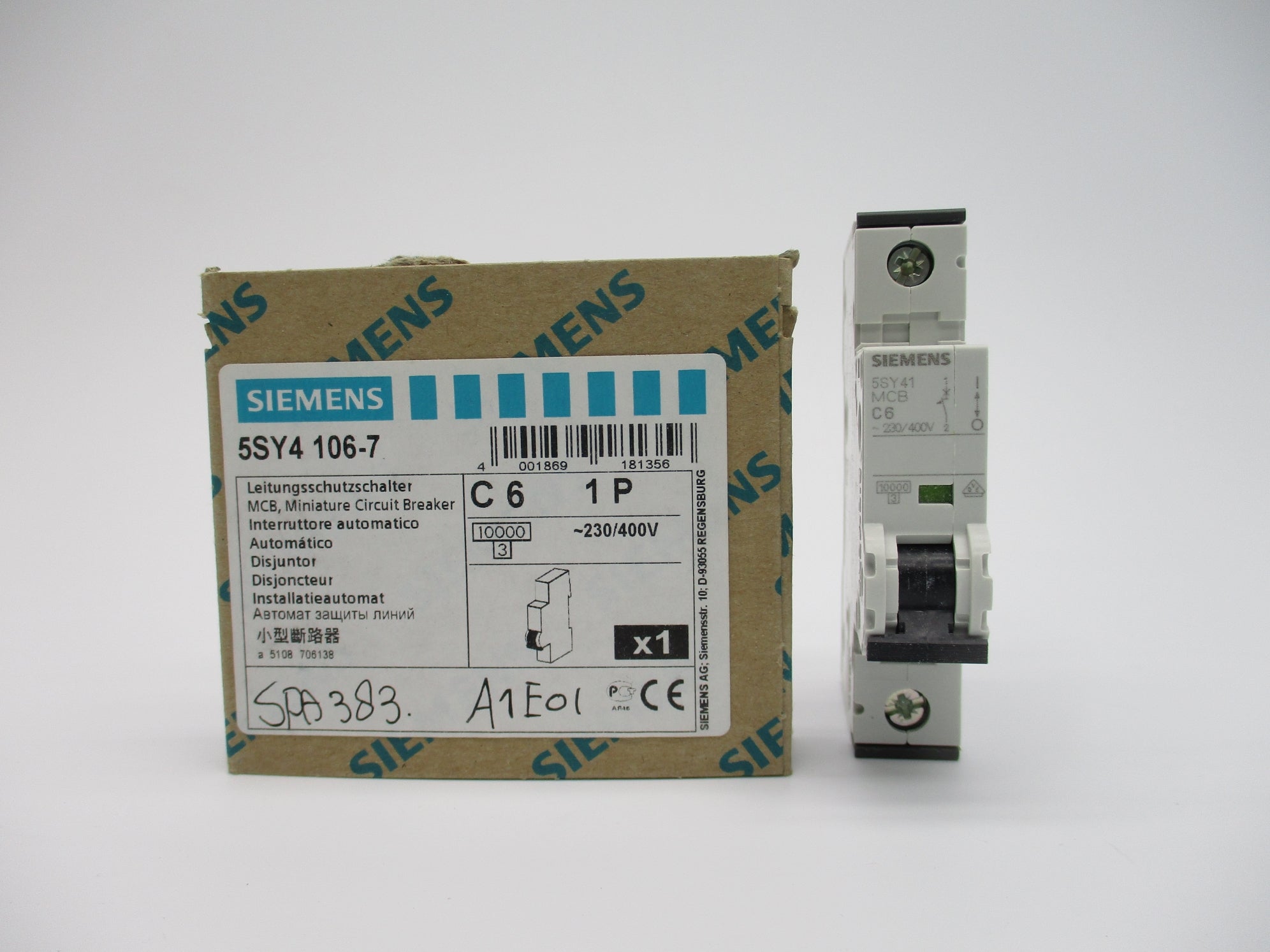 SIEMENS 5SY4106-7 6A 230/400V NSMP