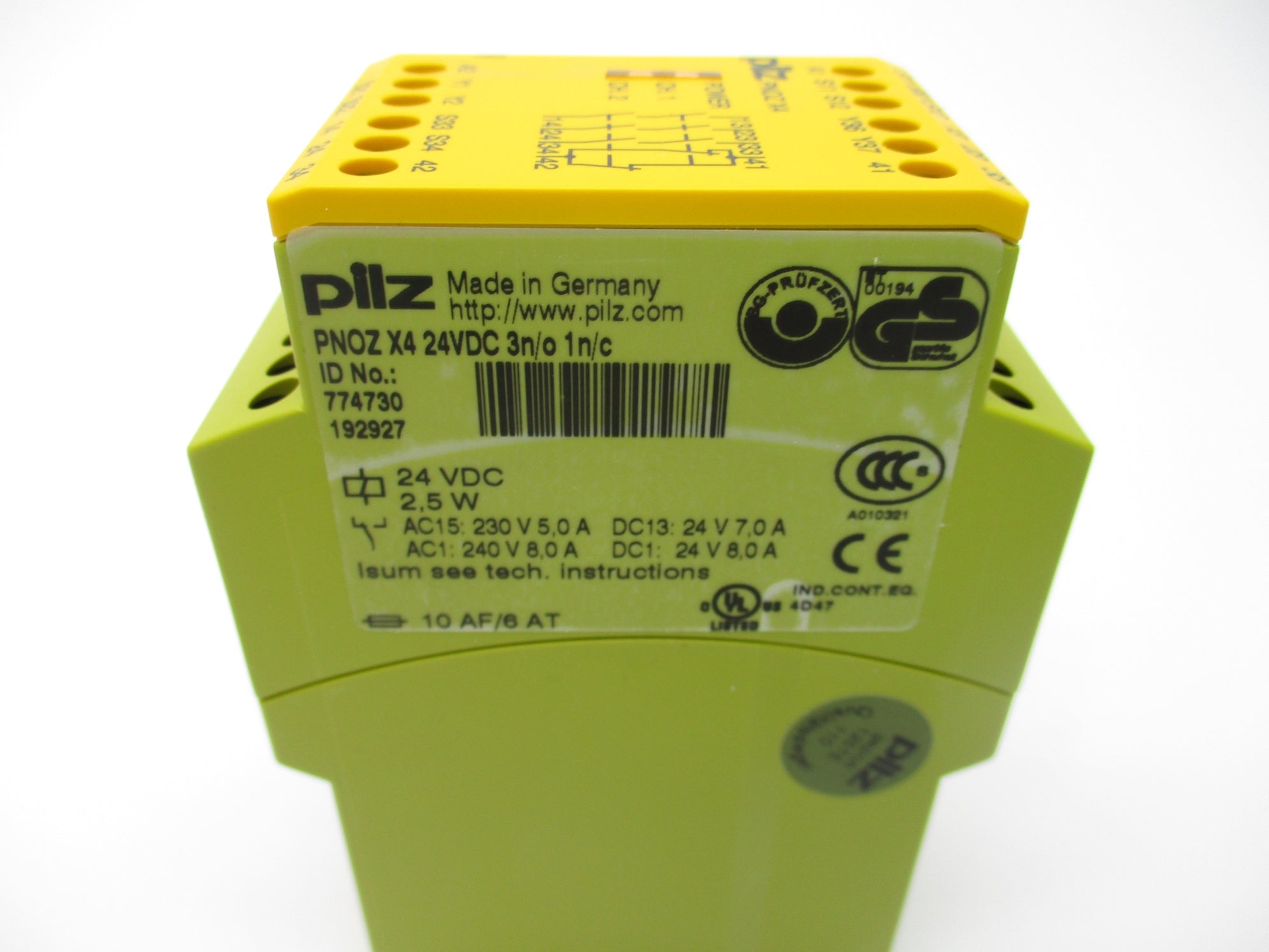 PILZ PNOZX424VDC3N/O1N/C 774730 24VDC 8A NSMP
