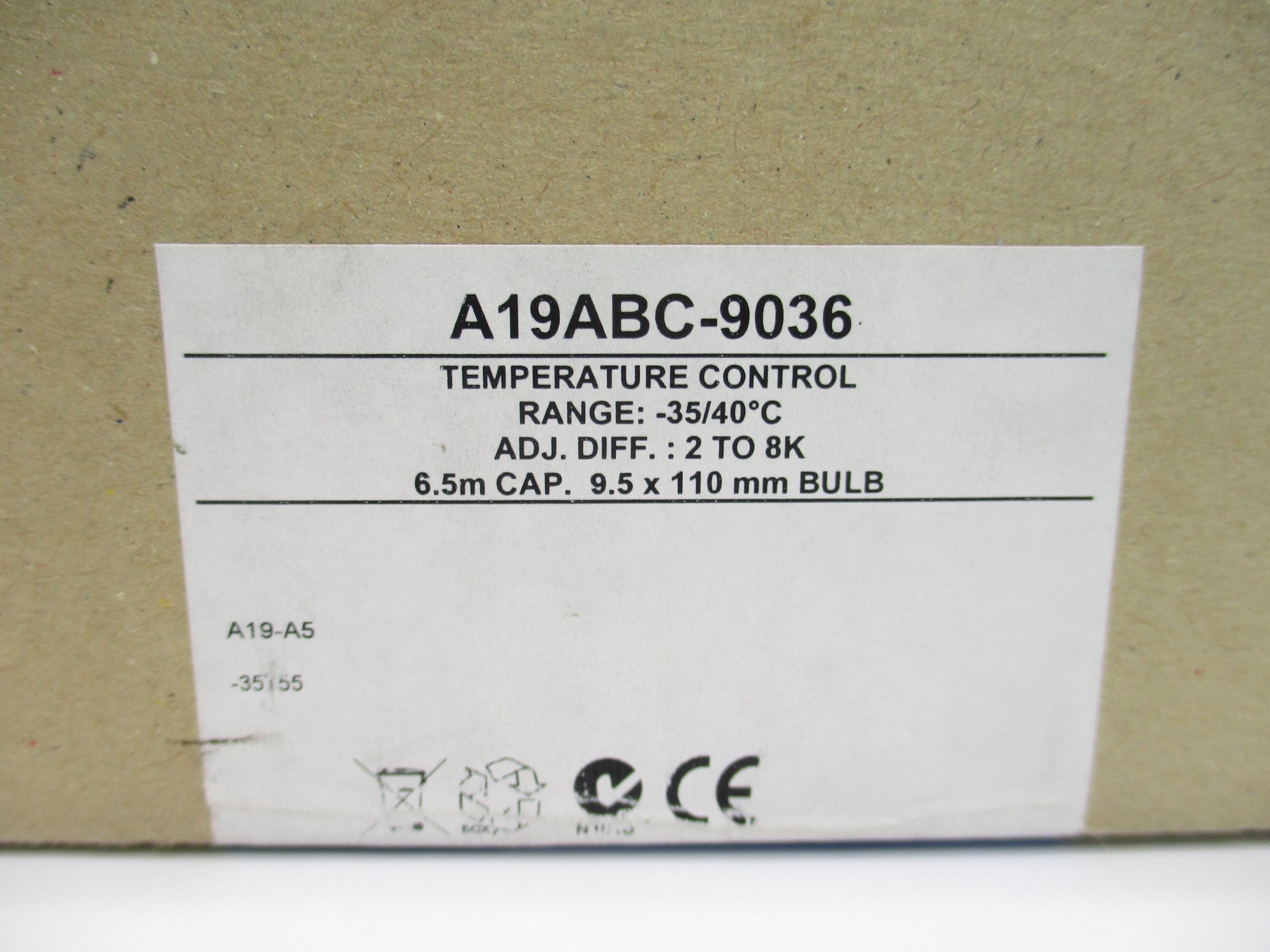 JOHNSON CONTROLS A19ABC-9036 NSMP