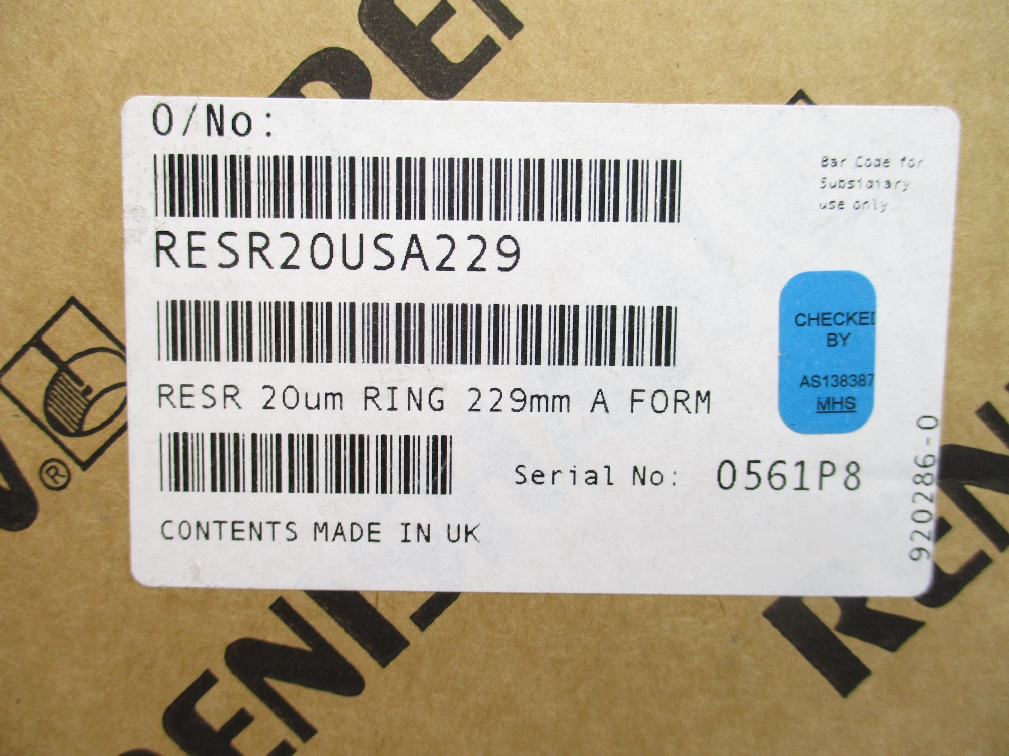 RENISHAW RESR20USE229 NSMP