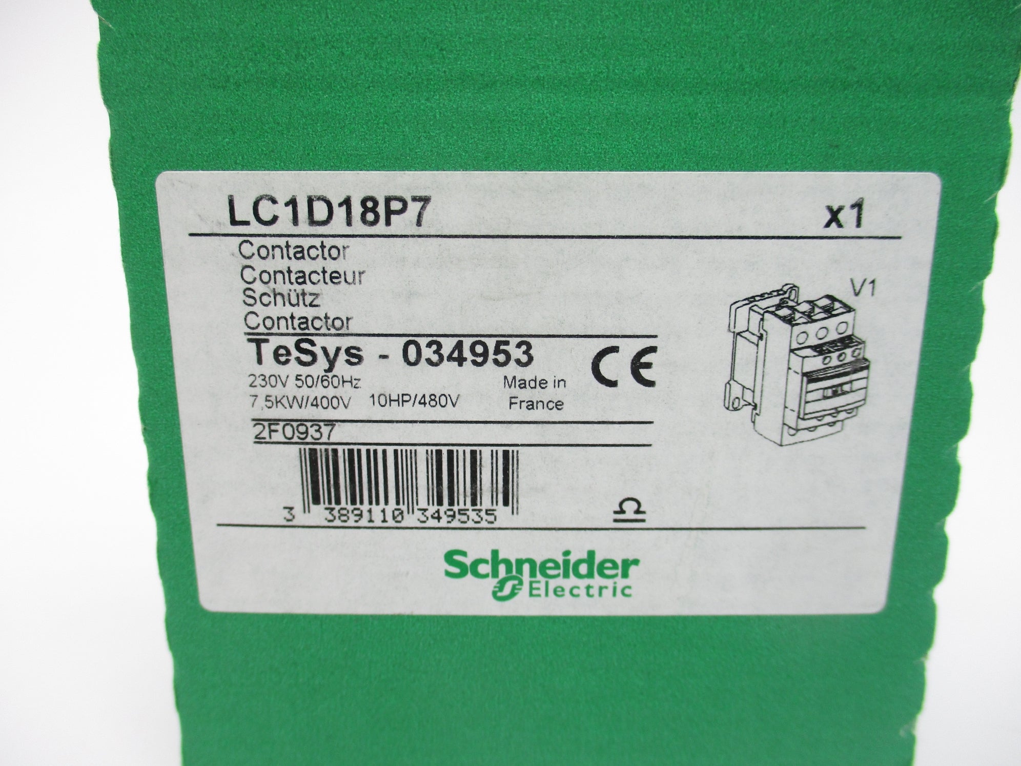 SCHNEIDER ELECTRIC LC1D18P7 230V NSFS