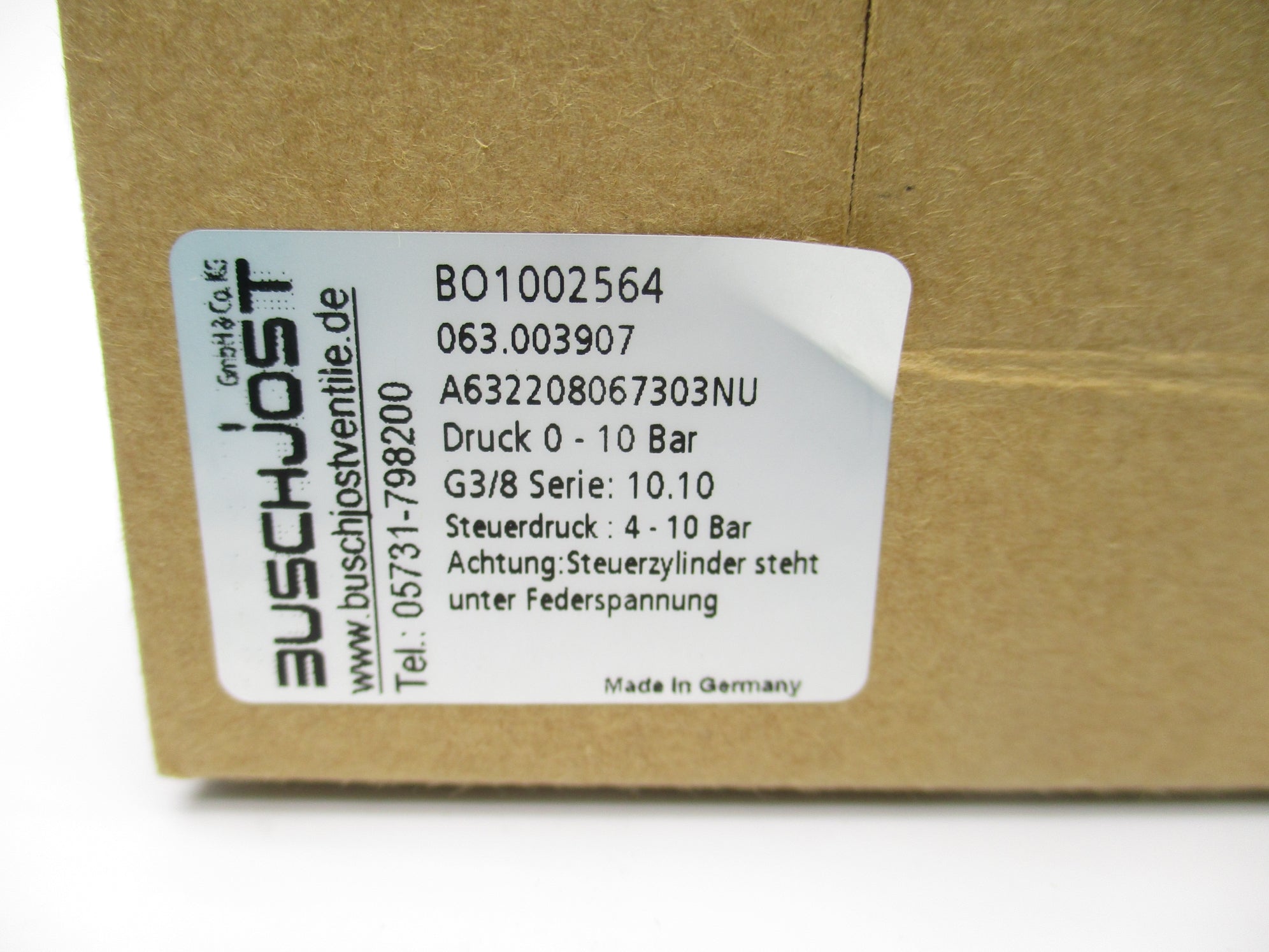 BUSCHJOST BO1002564 063.003907 NSMP