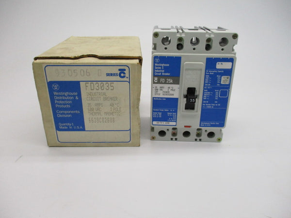 WESTINGHOUSE FD3035VL CIRCUIT BREAKER 35A  NSMP