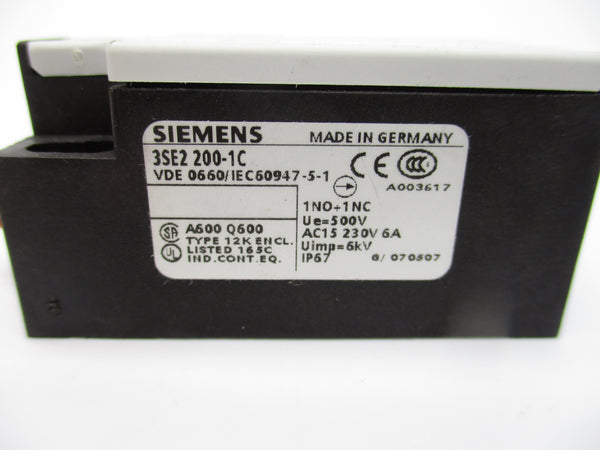 SIEMENS 3SE2200-1C NSNP