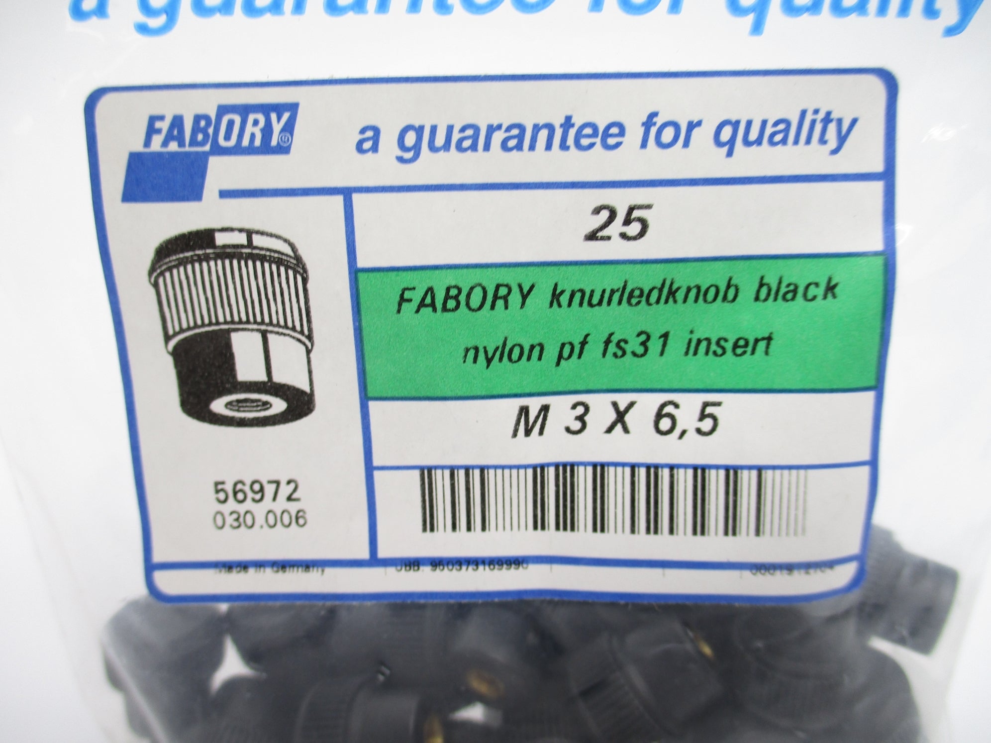 FABORY M3X6.5 56972 (PKG OF 25) NSMP