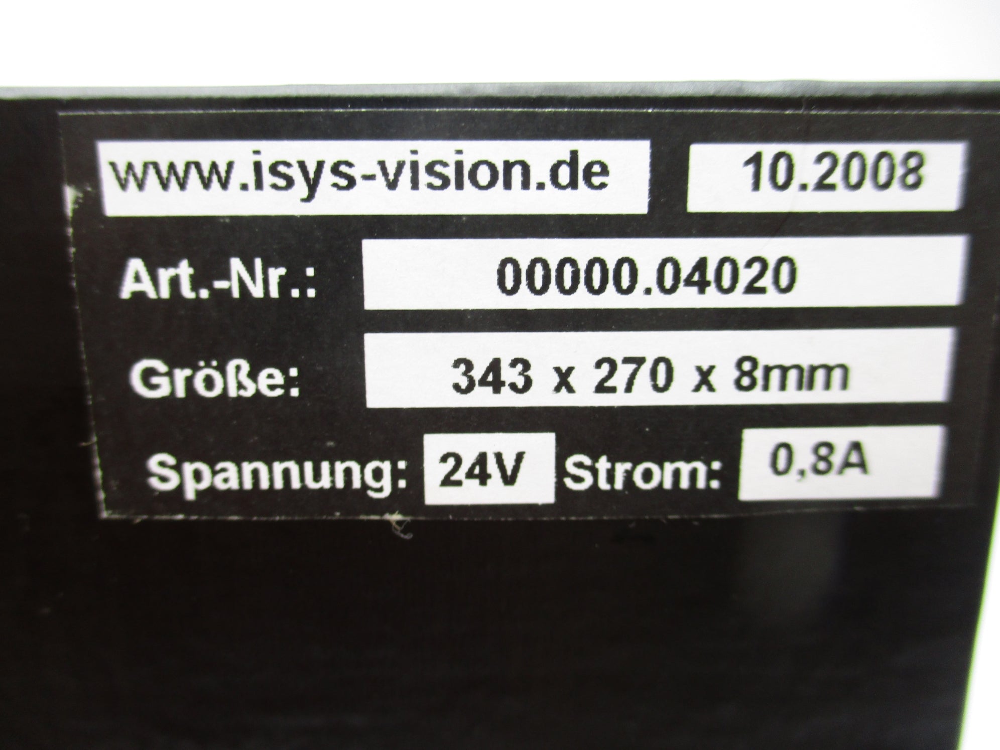 ISYS VISION 00000.04020 NSNP