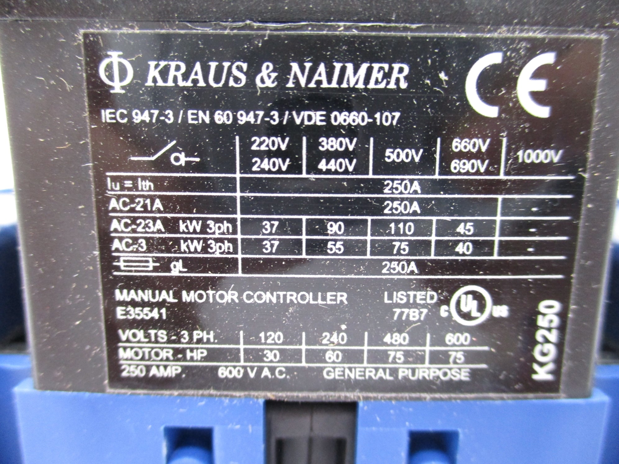 KRUAS &NAIMER KG250 NSMP