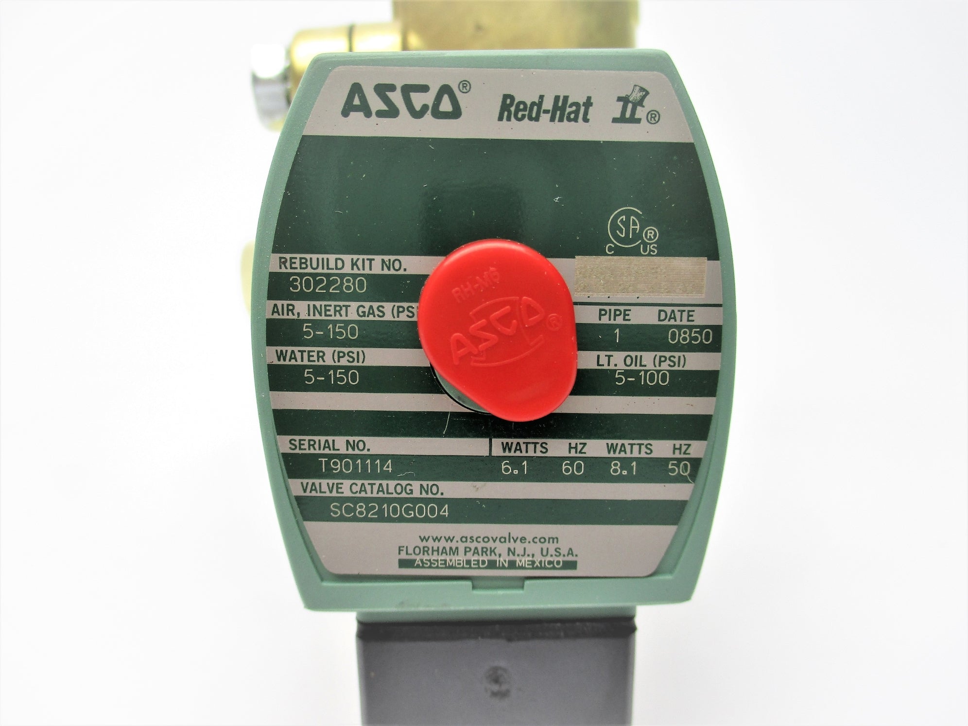 ASCO SC8210G004 110/120V 1" NSMP
