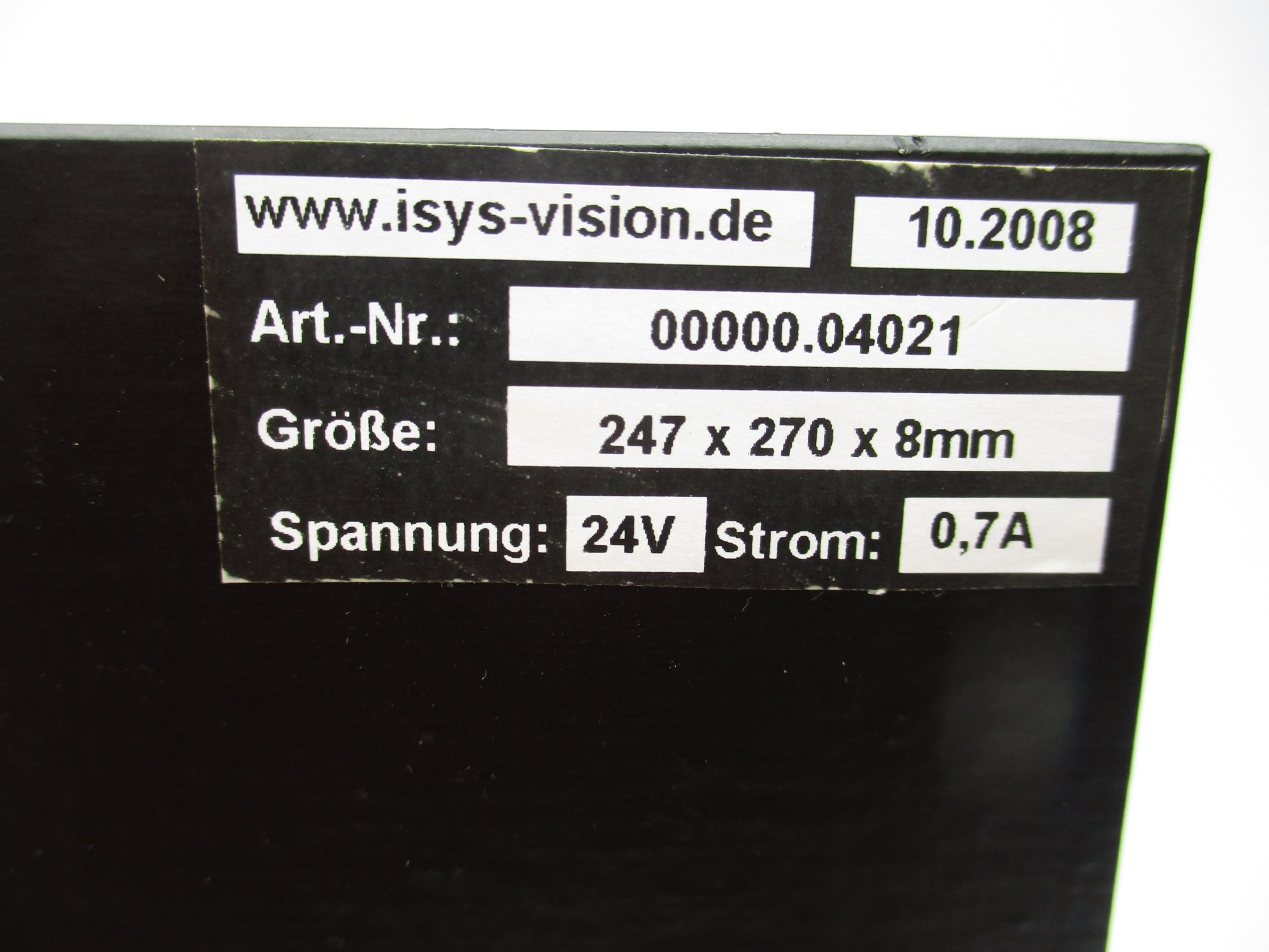 ISYS VISION 00000.04021 NSNP