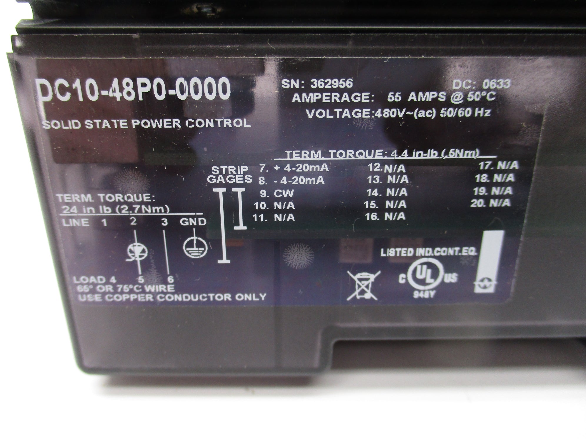 WATLOW DC10-48P0-0000 NSNP