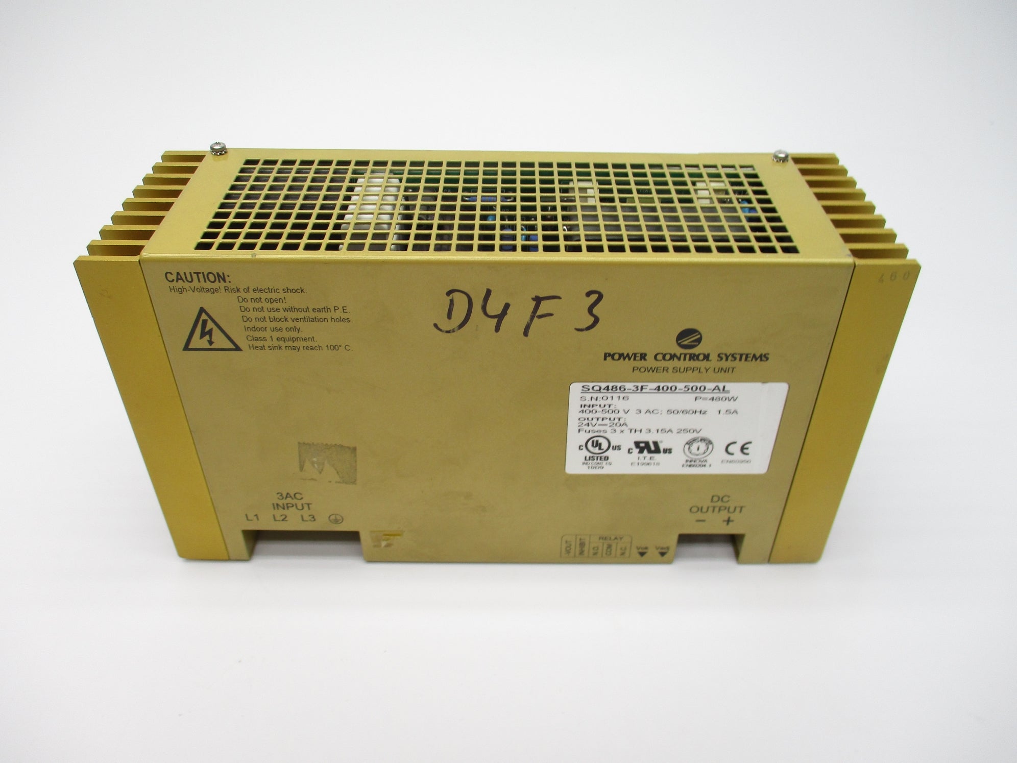 POWER CONTROL SYSTEMS SQ486-3F-400-500-AL UNMP