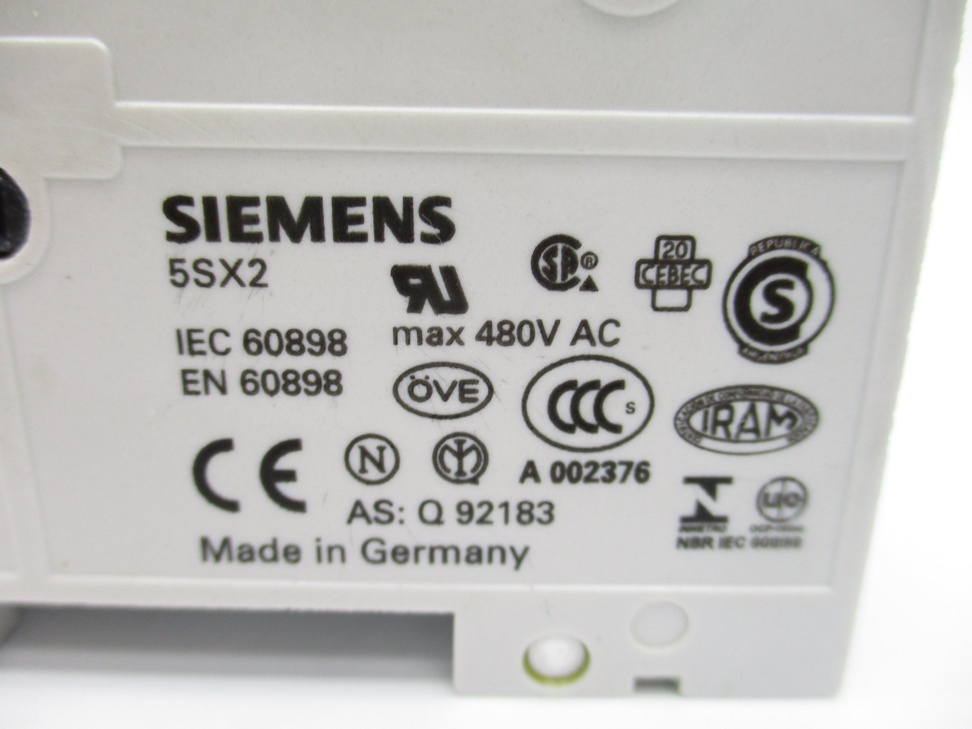 SIEMENS 5SX2-310 10A 400V NSNP