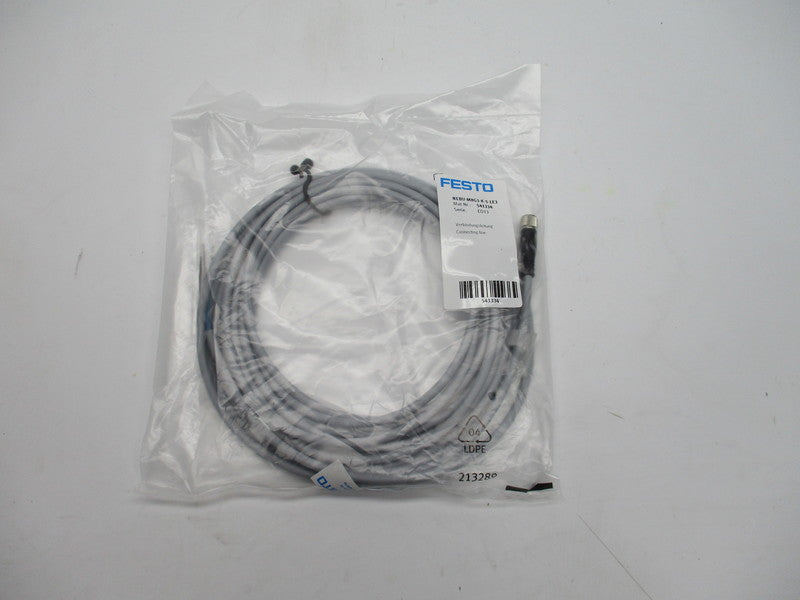 FESTO NEBU-M8G3-K-5-LE3 541334 CABLE CONNECTOR * NEW IN FACTORY BAG *
