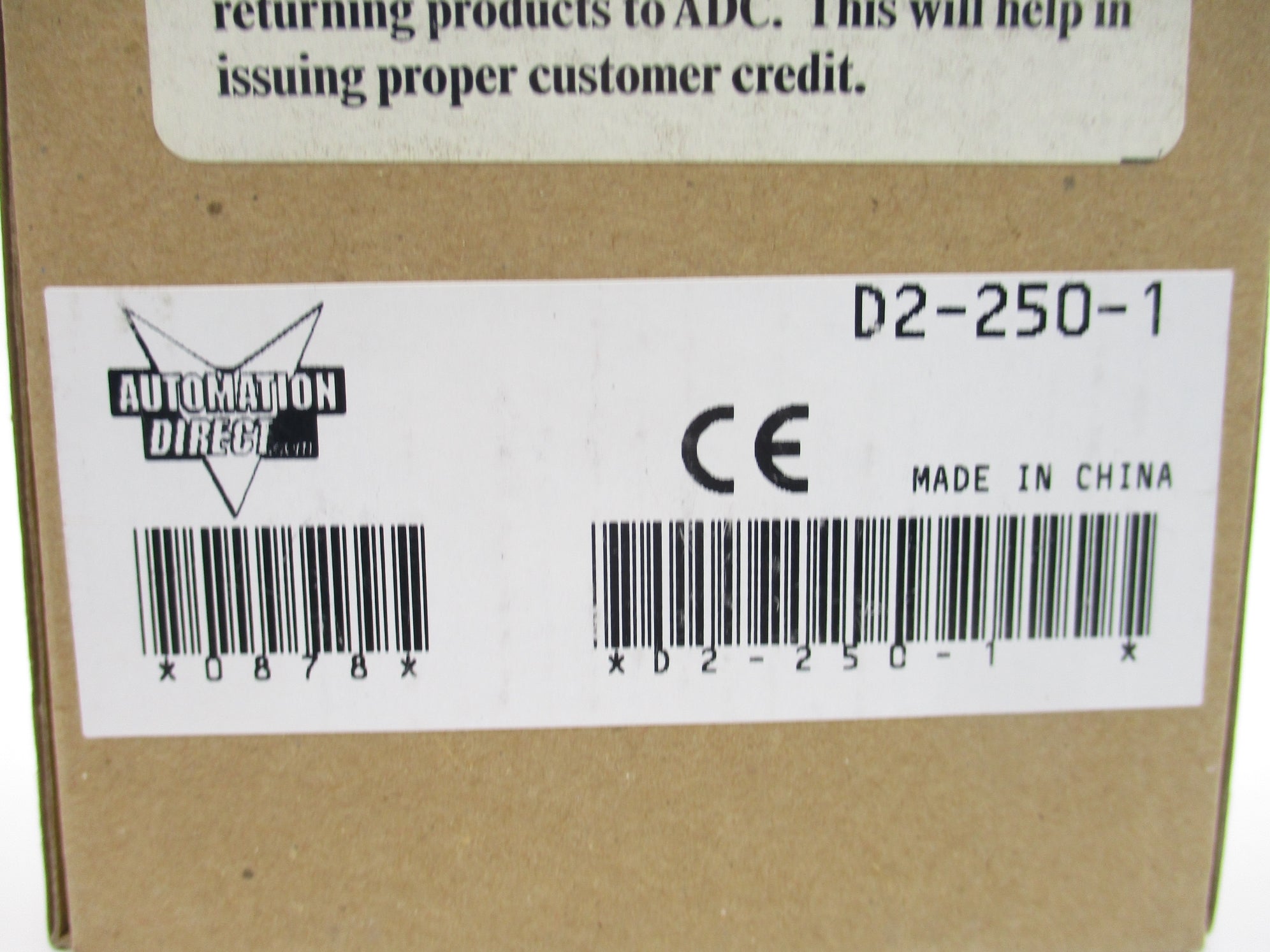 AUTOMATION DIRECT D2-250-1 NSMP