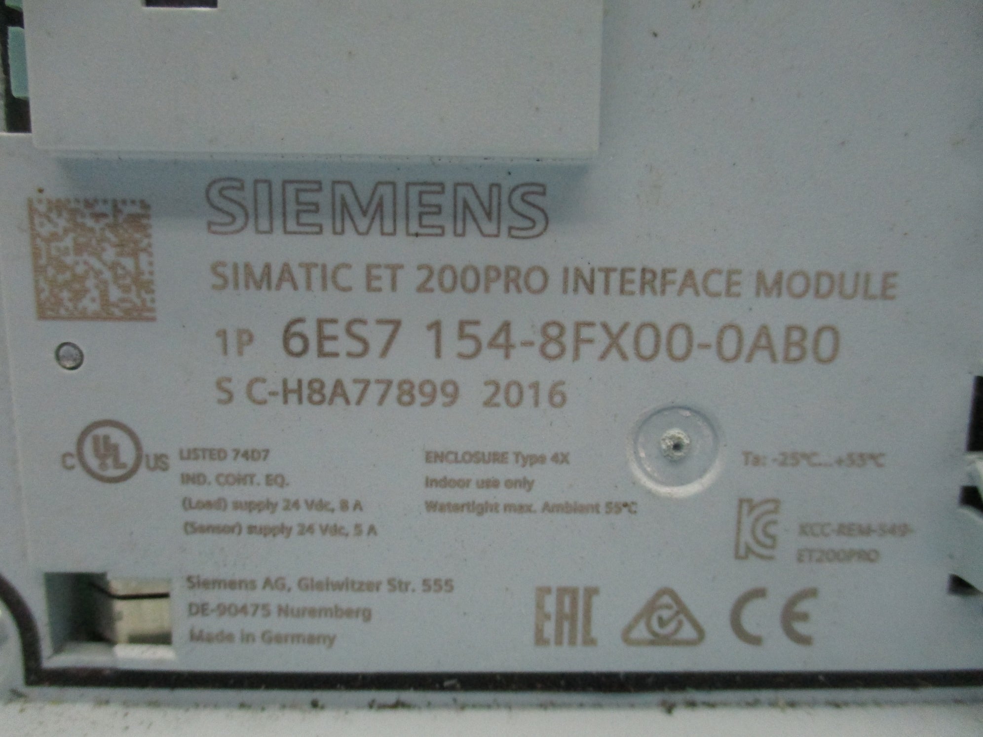 SIEMENS 6ES7154-8FX00-0AB0 UNMP
