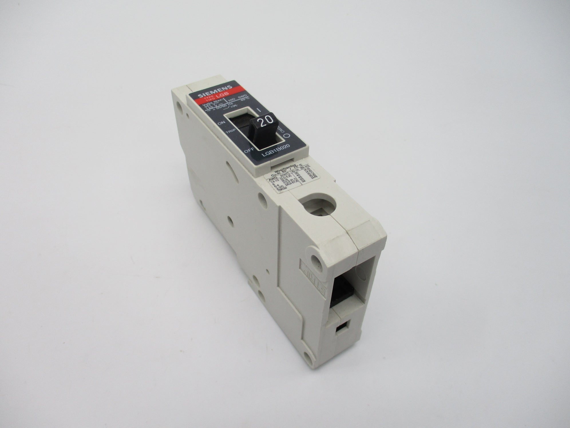 SIEMENS LGB1B020 UNMP