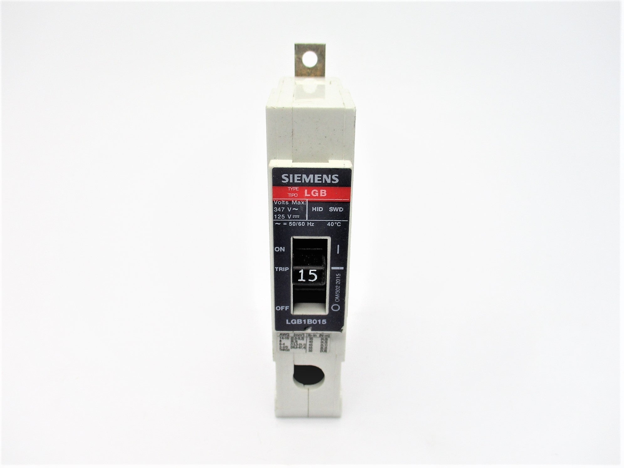 SIEMENS LGB1B015 UNMP