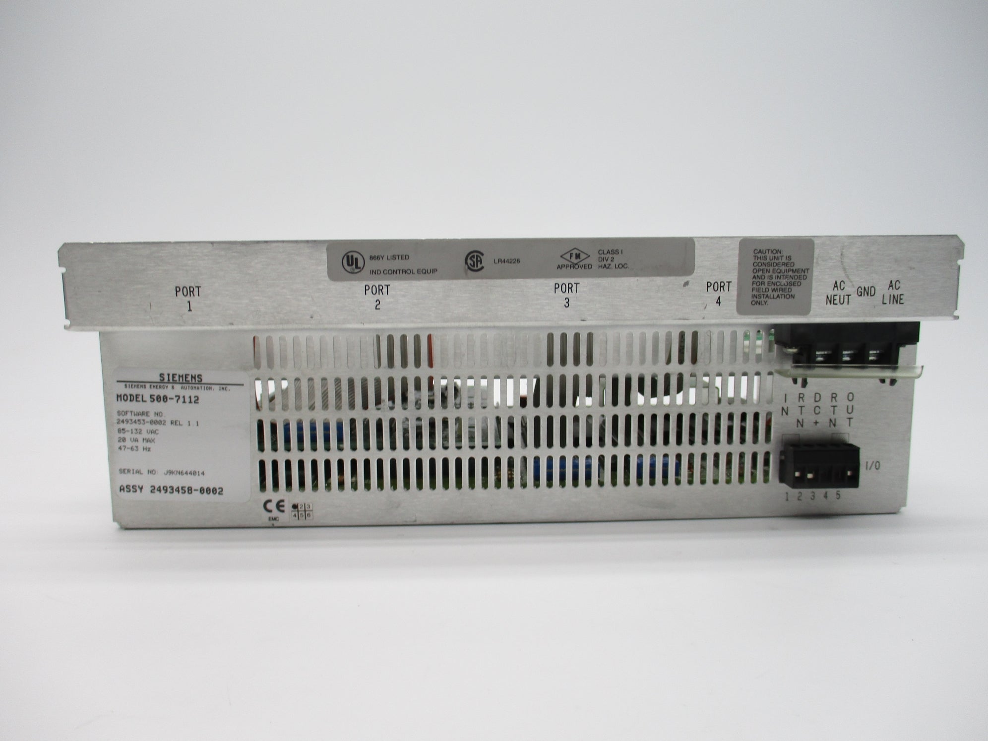 SIEMENS 500-7112 85-132VAC UNMP