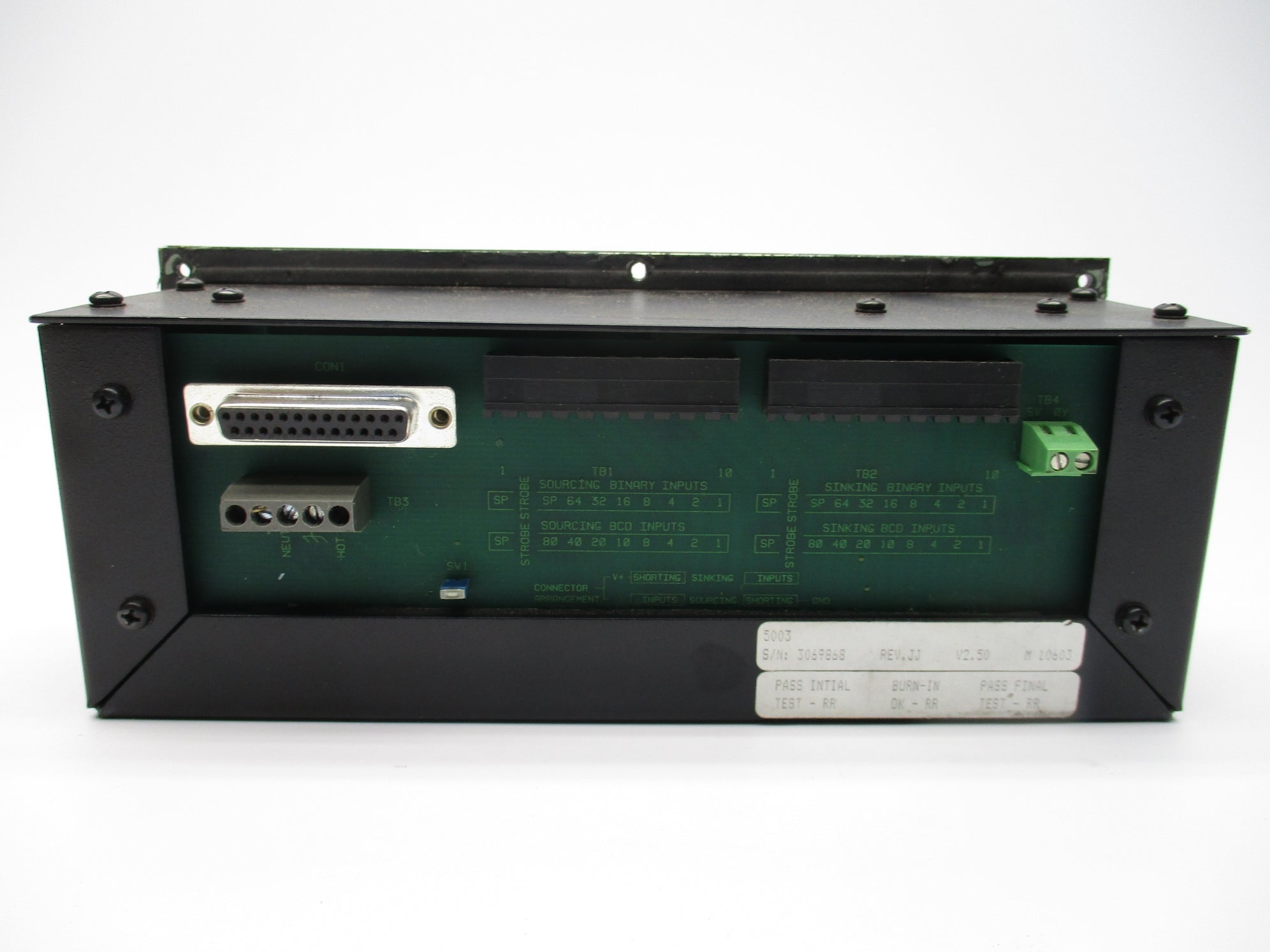 CINCINATTI ELCTROSYSTEMS 5003 REV. JJ V2.5 UNMP