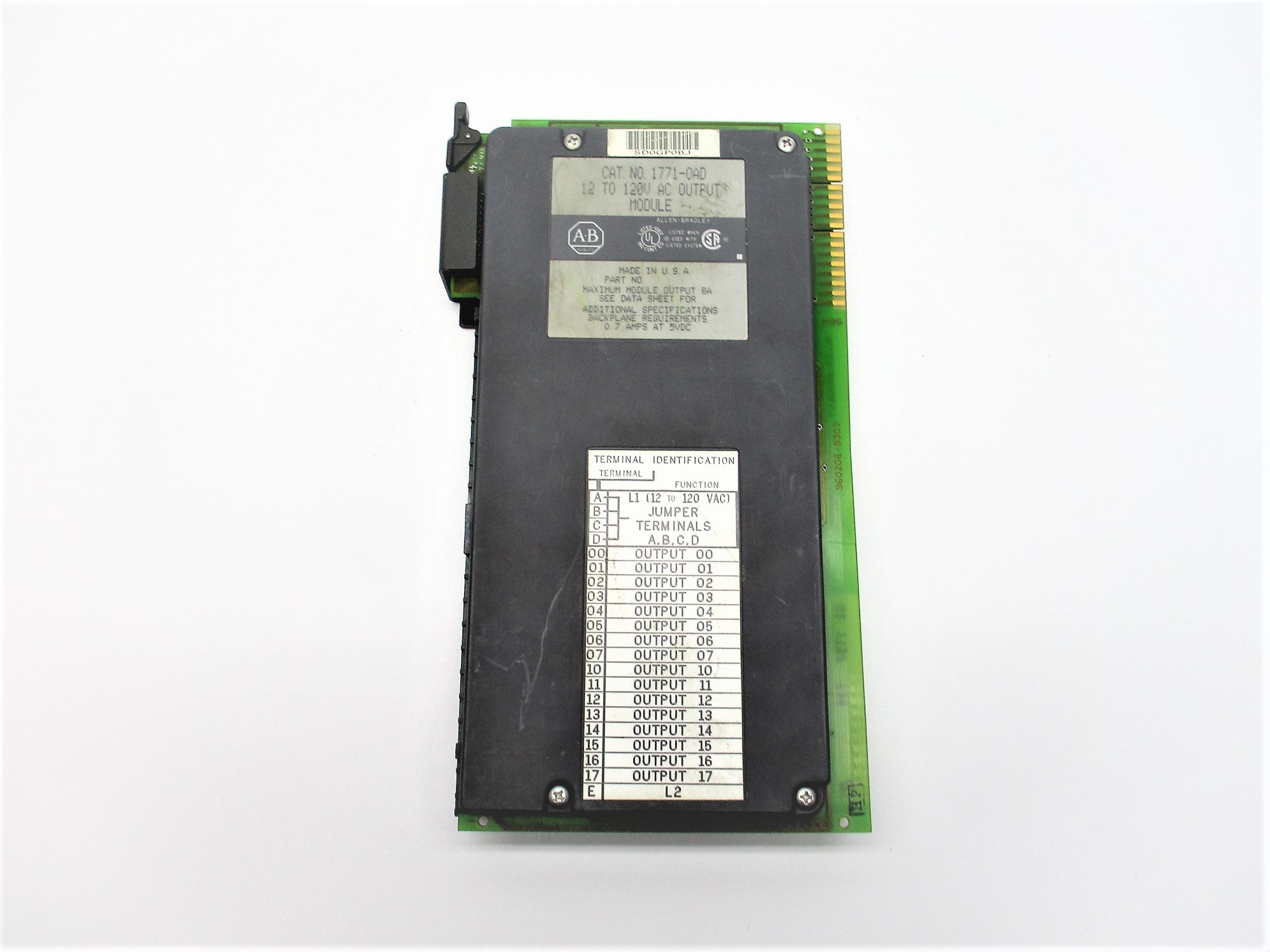 ALLEN BRADLEY 1771-OAD UNMP