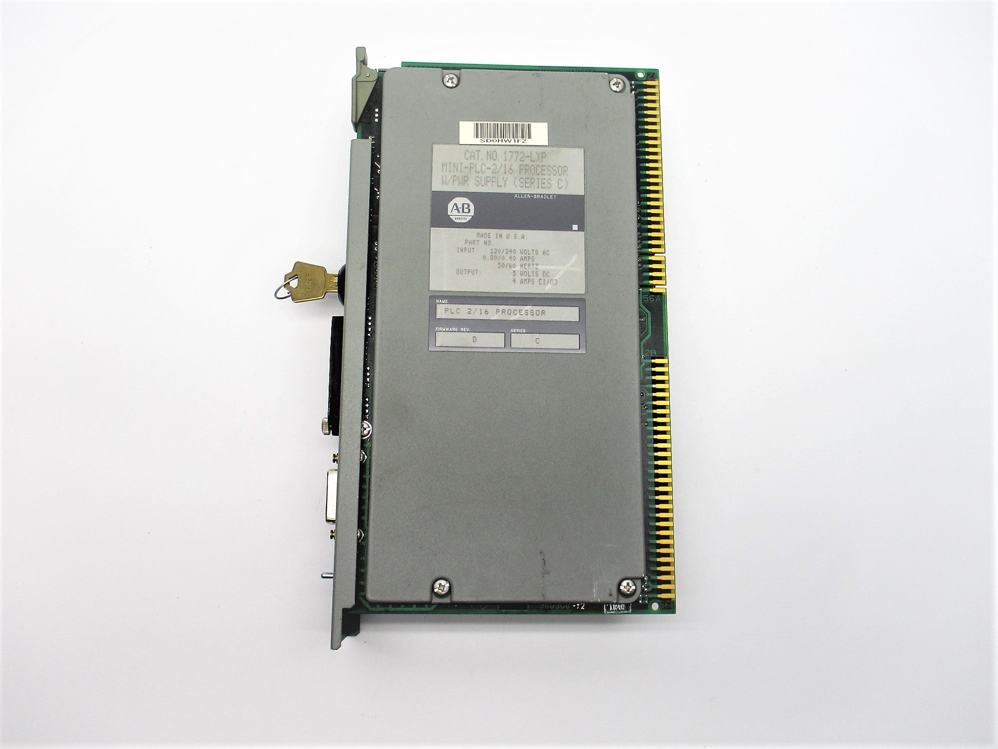 ALLEN BRADLEY 1772-LXP SER. C F/W. D UNMP