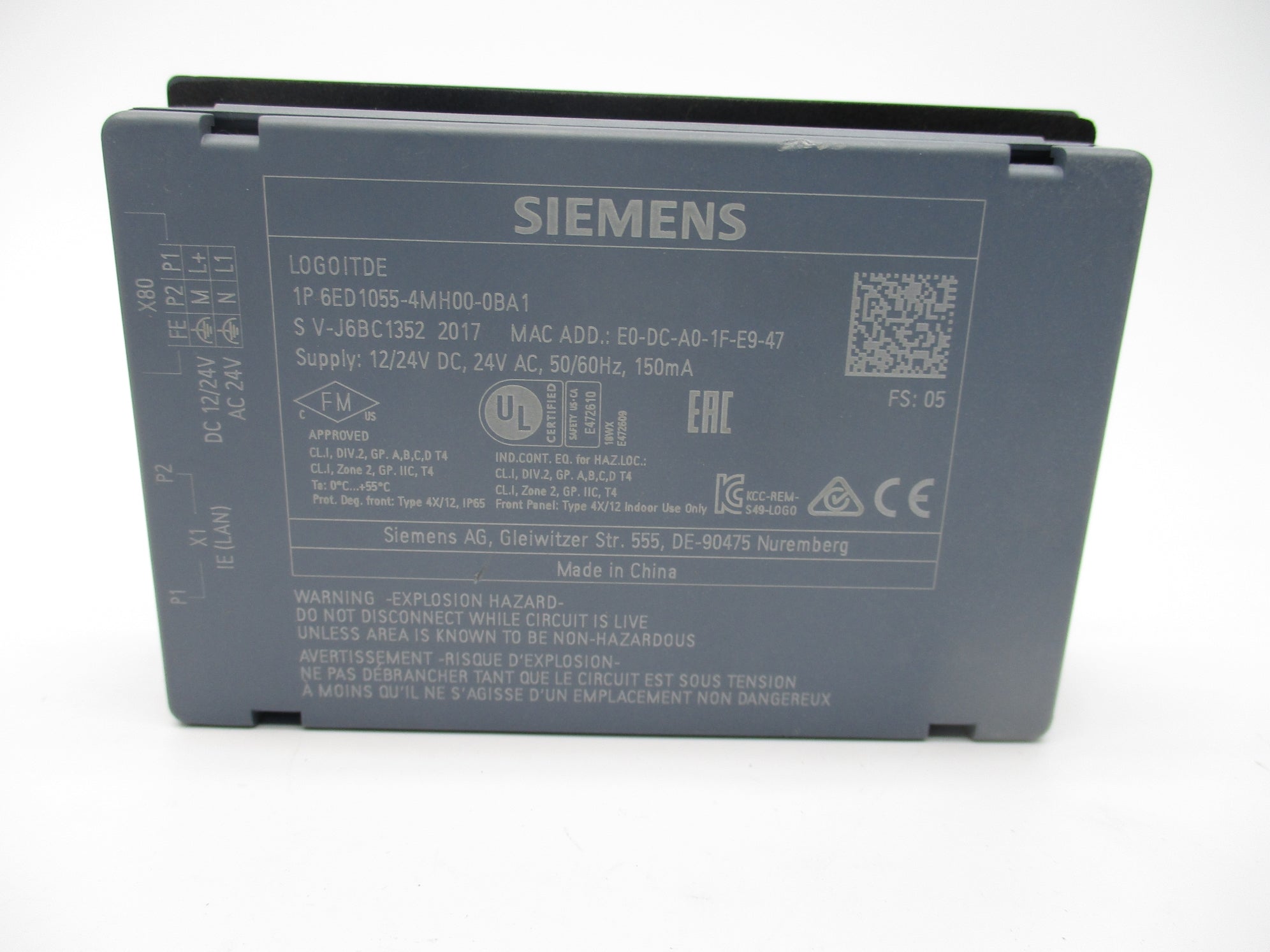 SIEMENS 6ED1055-4MH00-0BA1 UNMP