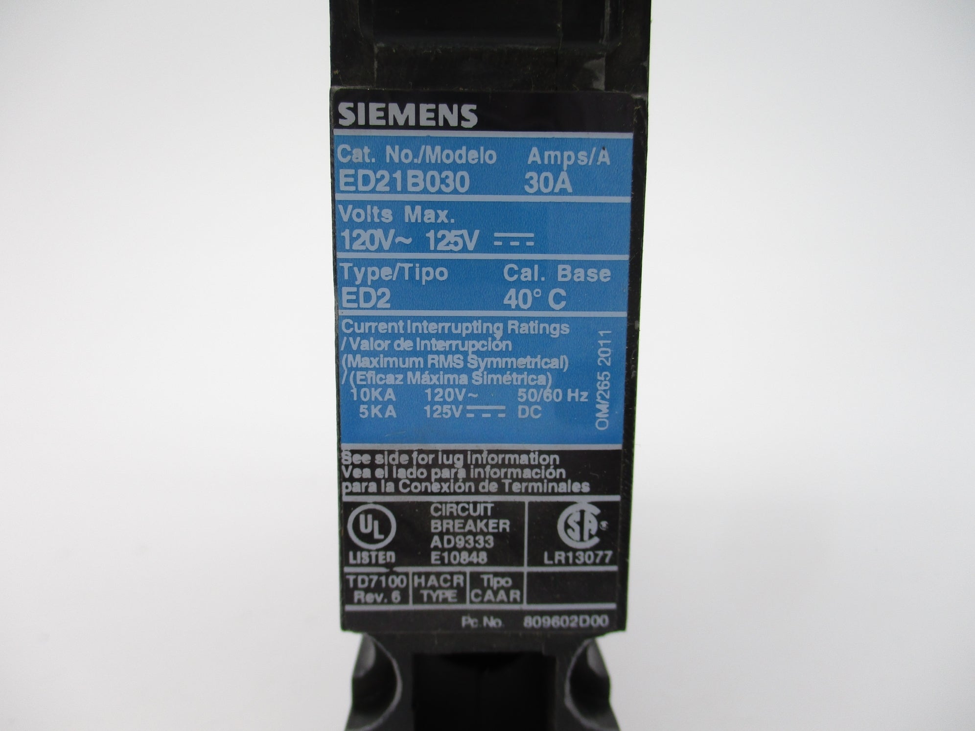 SIEMENS ED21B030 UNMP
