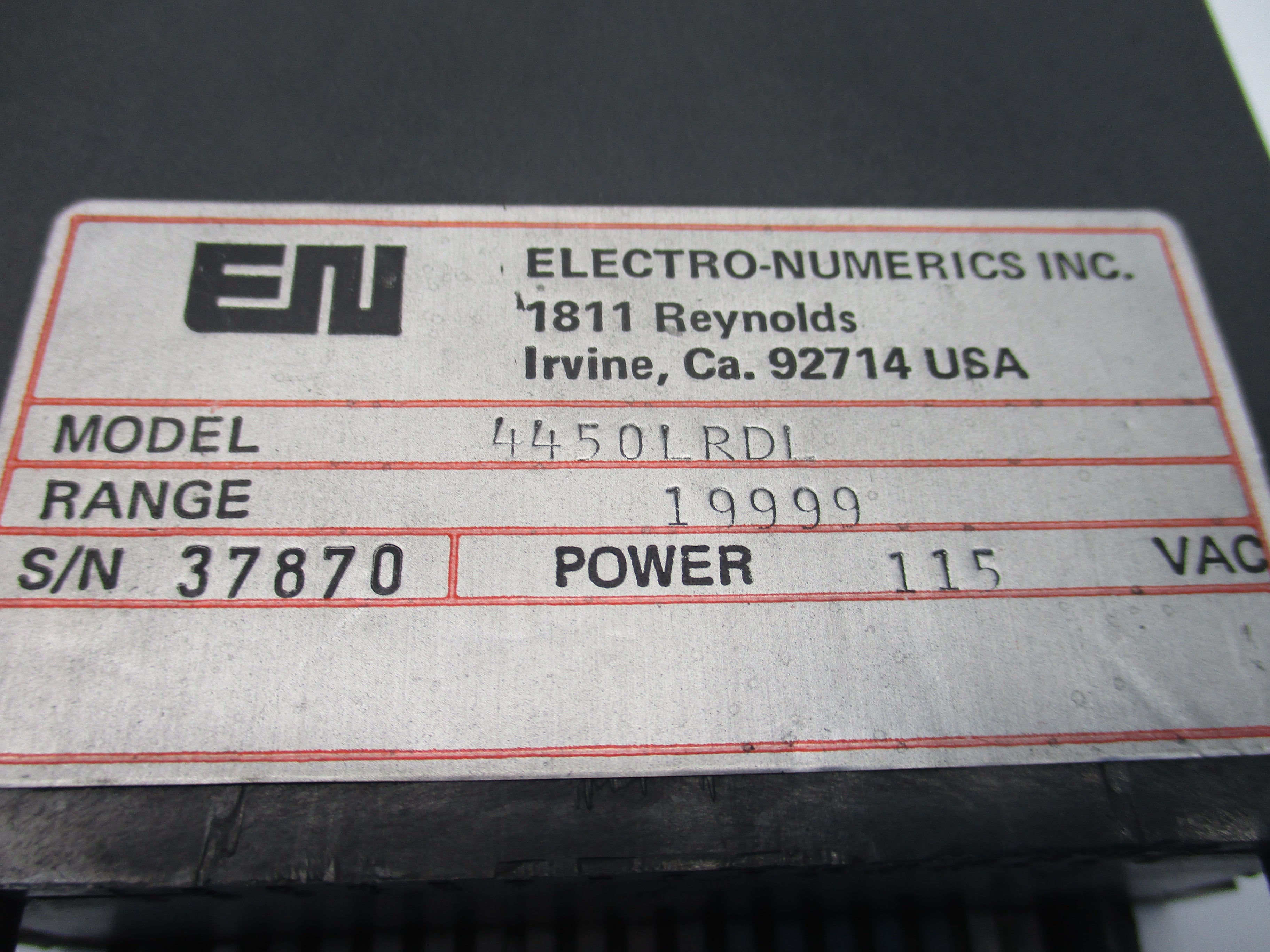 ELECTRO-NUMERICS 4450LRDL NSNP