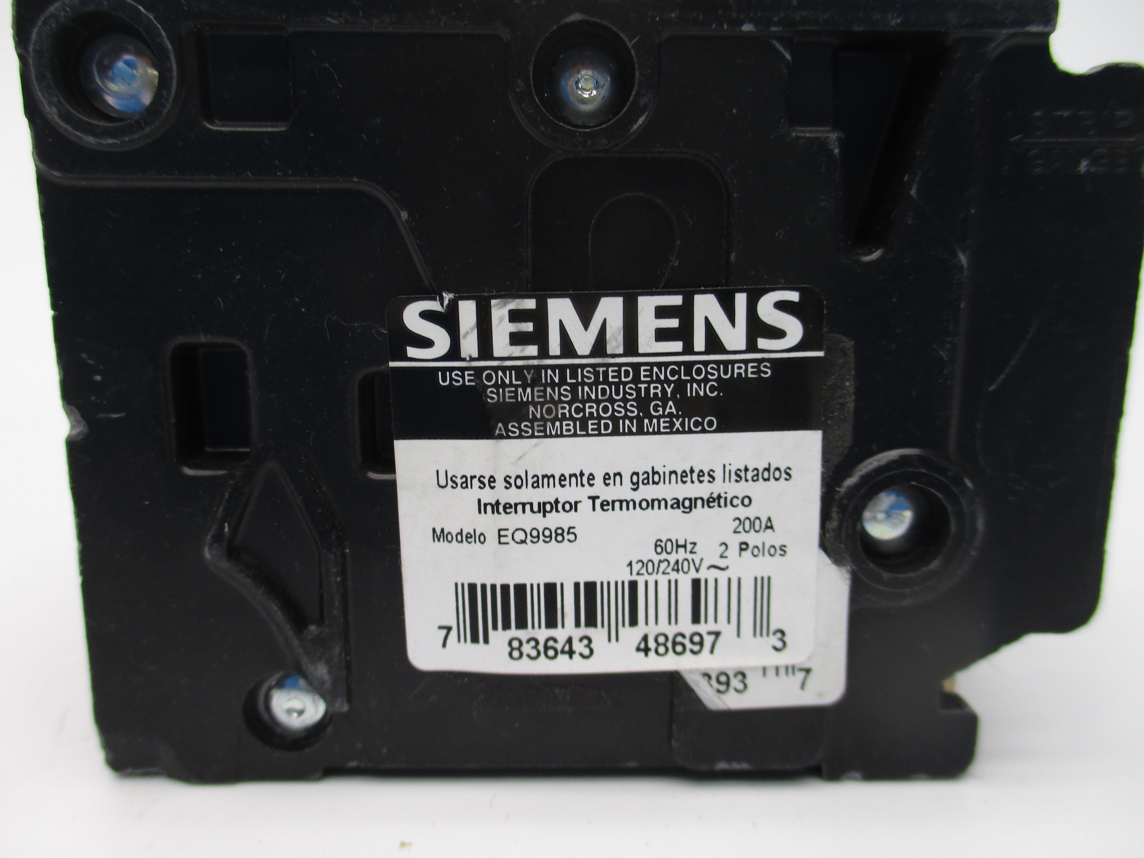 SIEMENS EQ9985 200A 120/240V (AS PICTURED)  NSNP