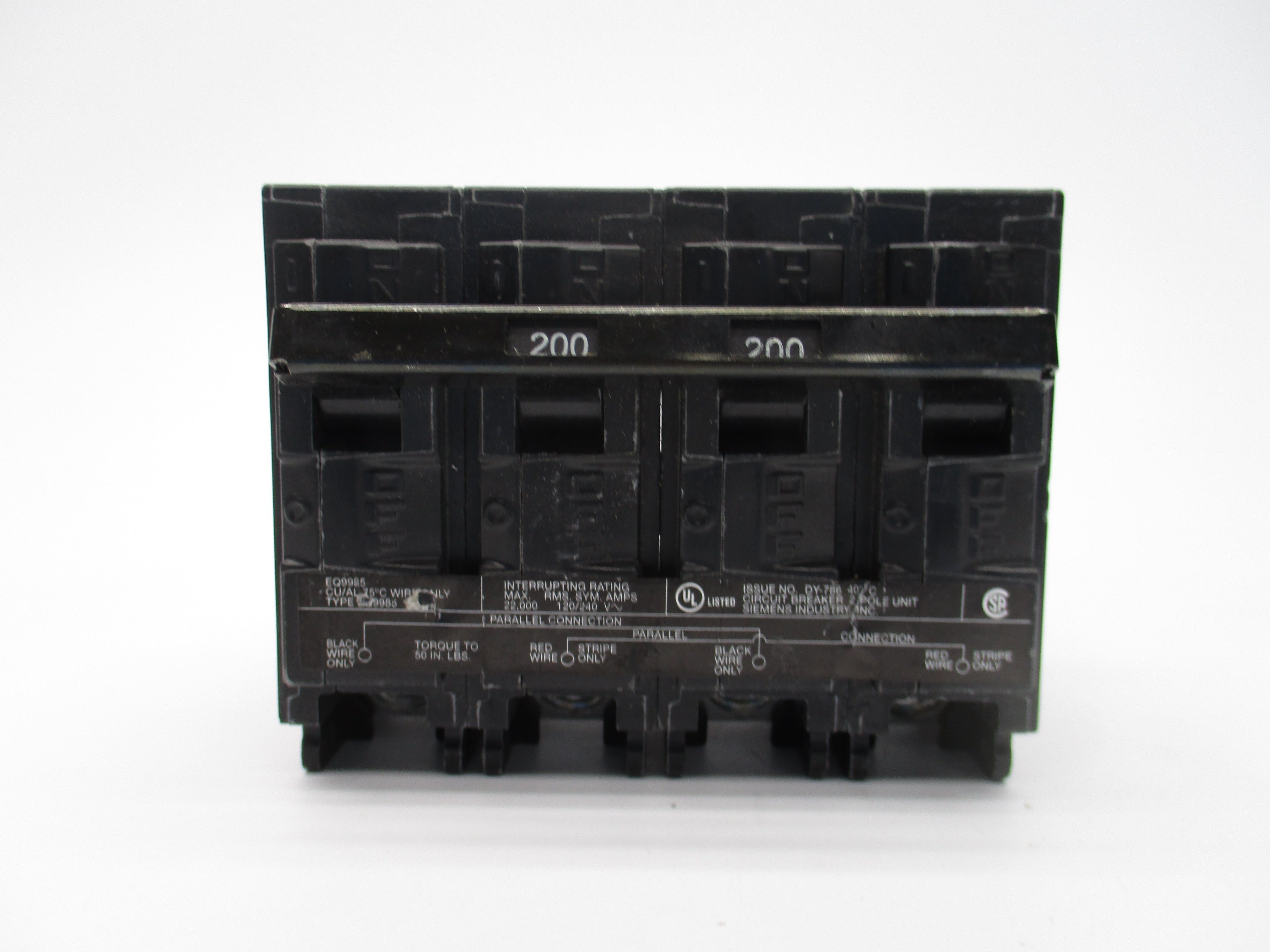 SIEMENS EQ9985 200A 120/240V (AS PICTURED)  UNMP
