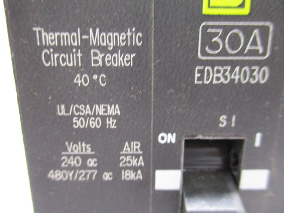 SQUARE D EDB34030 30A 240VAC NSNP