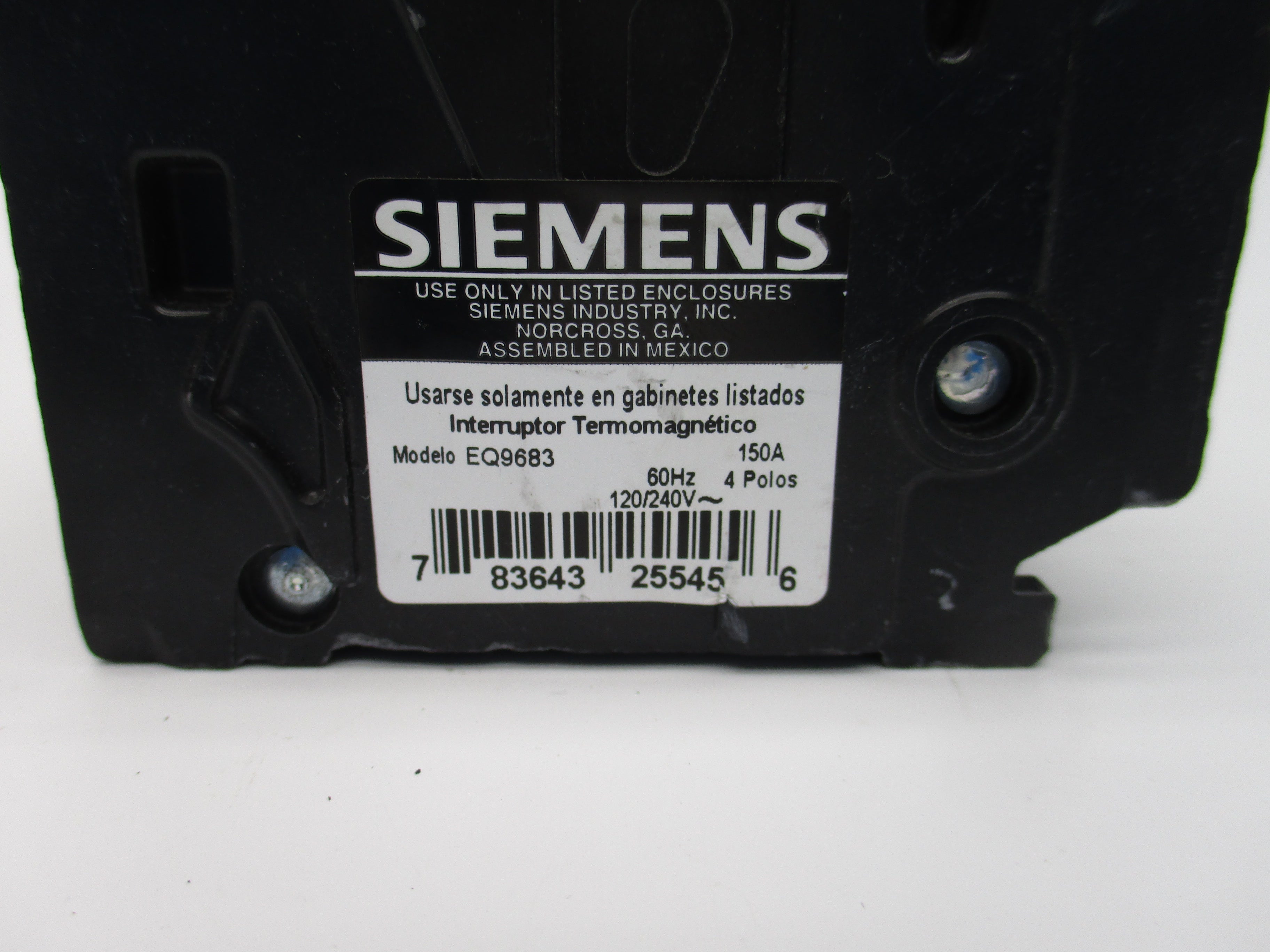 SIEMENS EQ9683 150A 120/240V (AS PICTURED)  NSNP