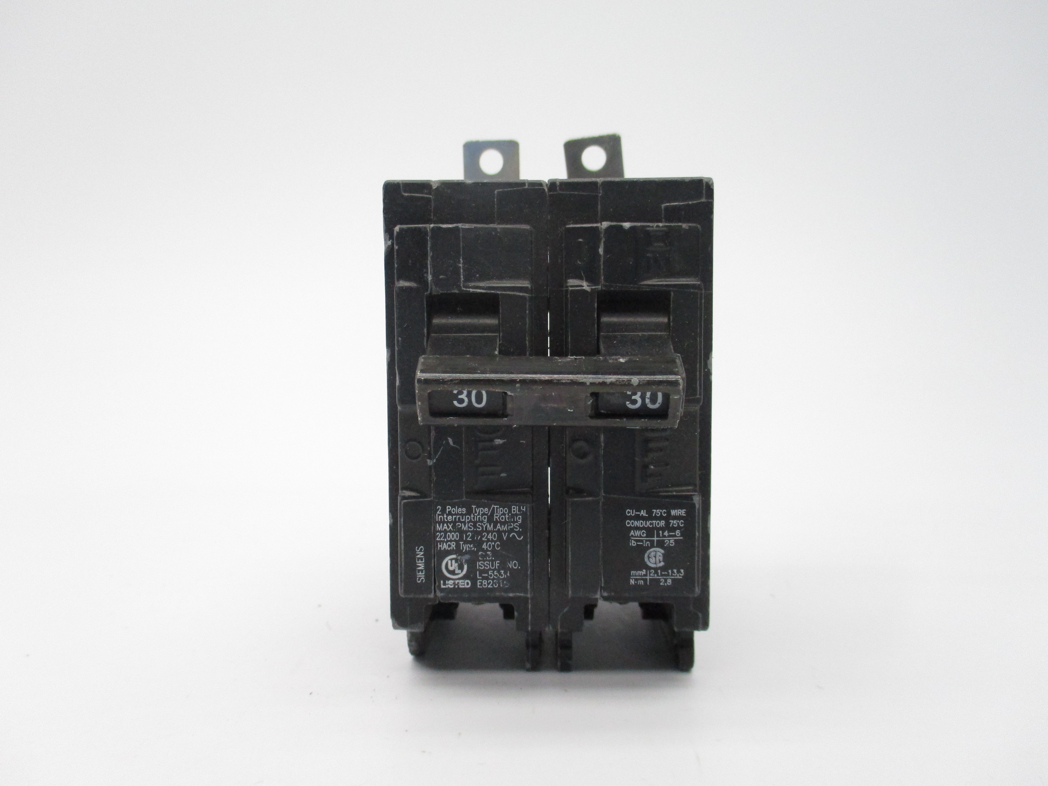 SIEMENS B230H 30A 120/240V UNMP