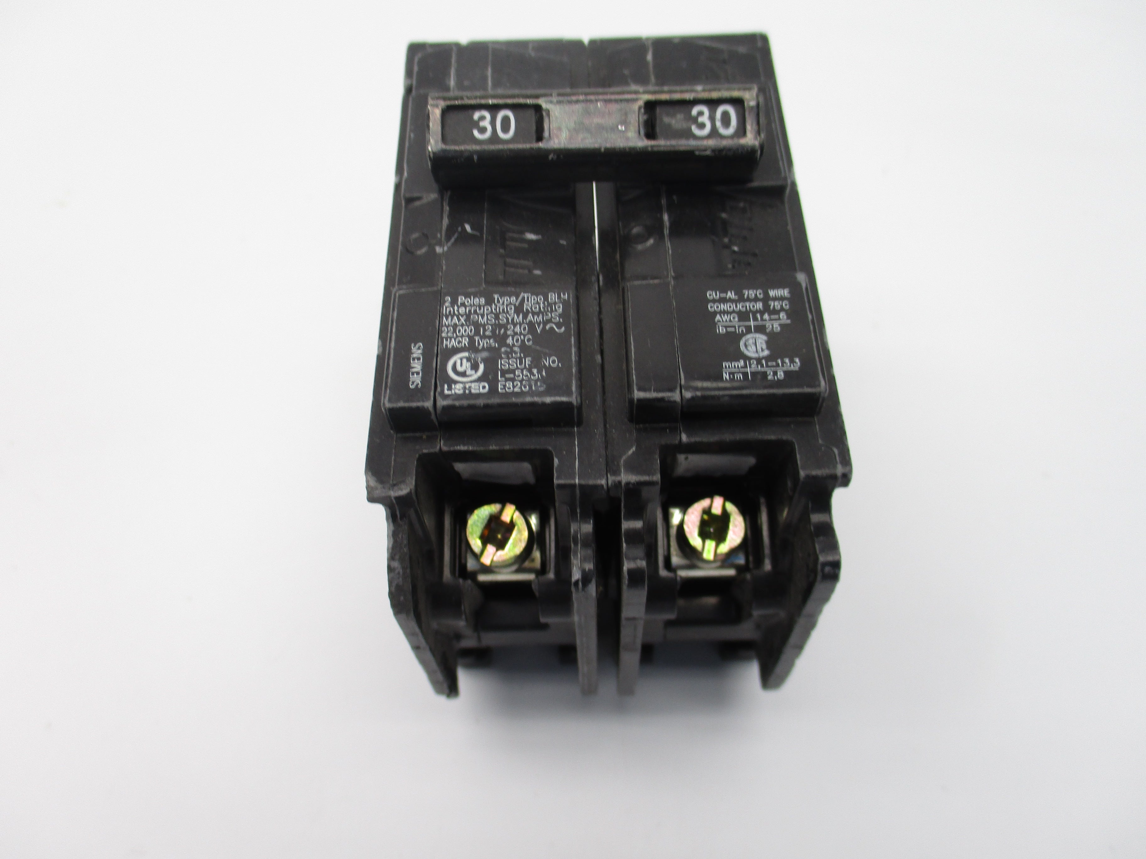 SIEMENS B230H 30A 120/240V UNMP