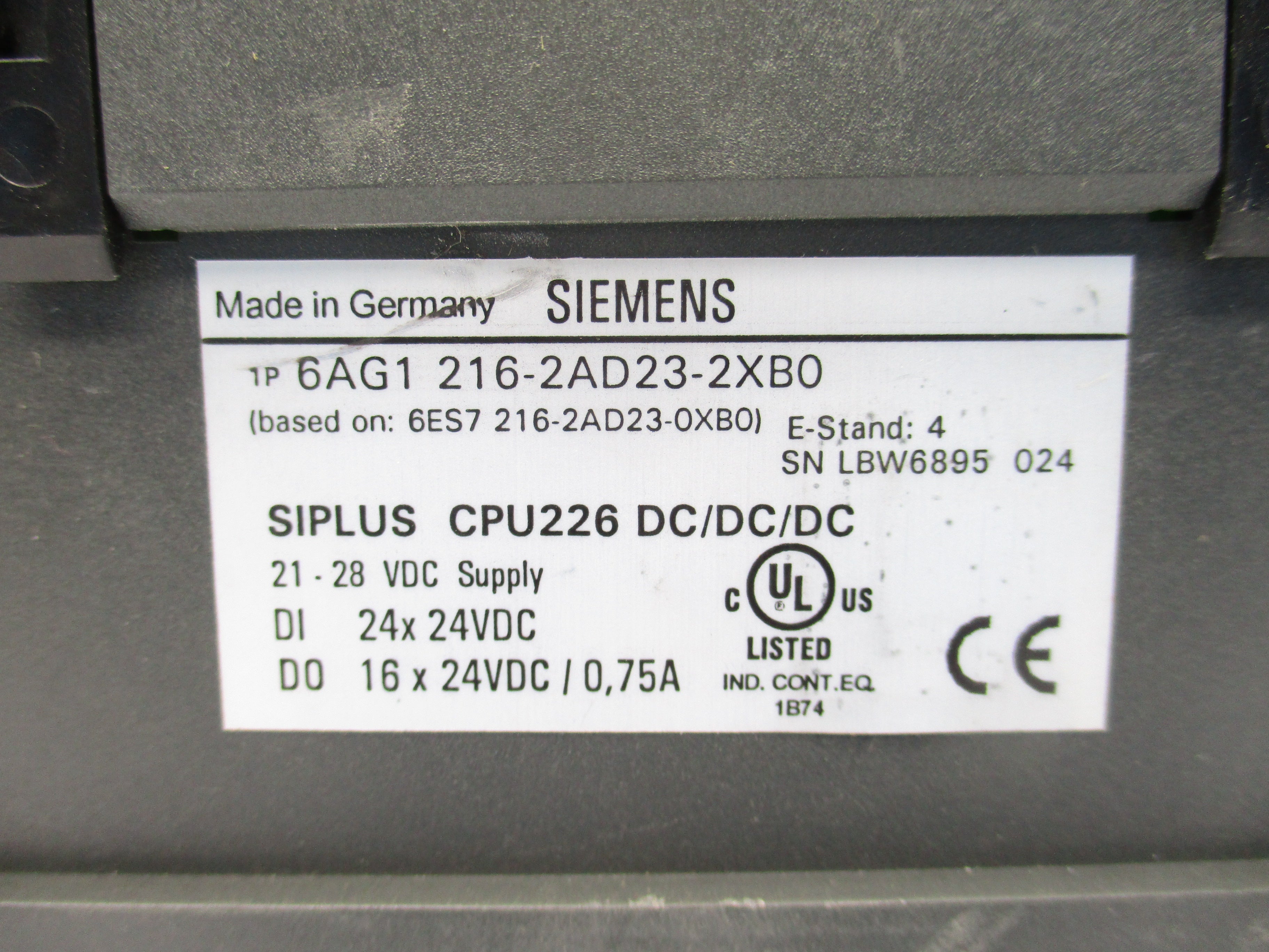SIEMENS 6AG1216-2AD23-2XB0 (AS PICTURED) NSNP