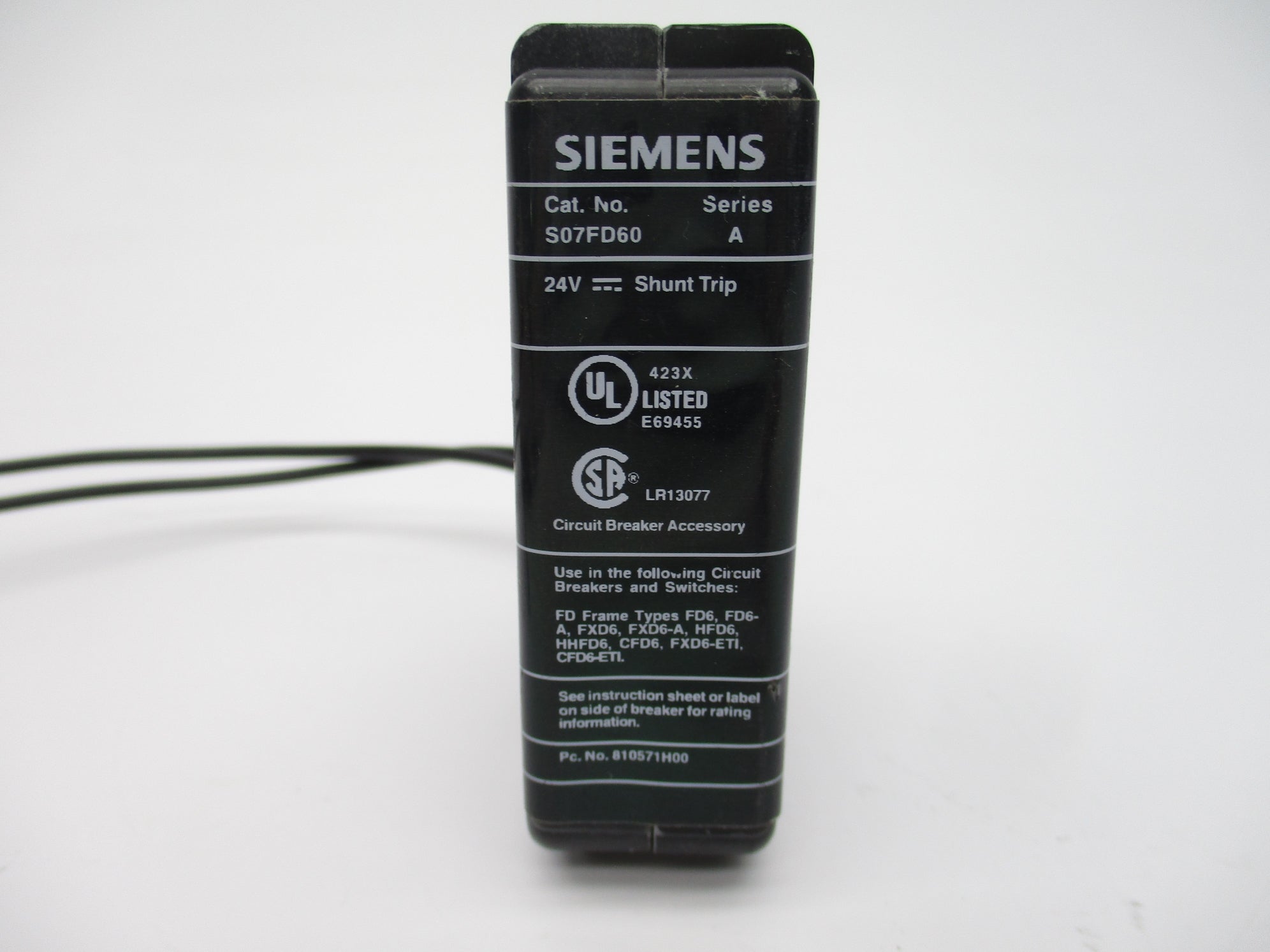 SIEMENS S07FD60 SER. A NSNP