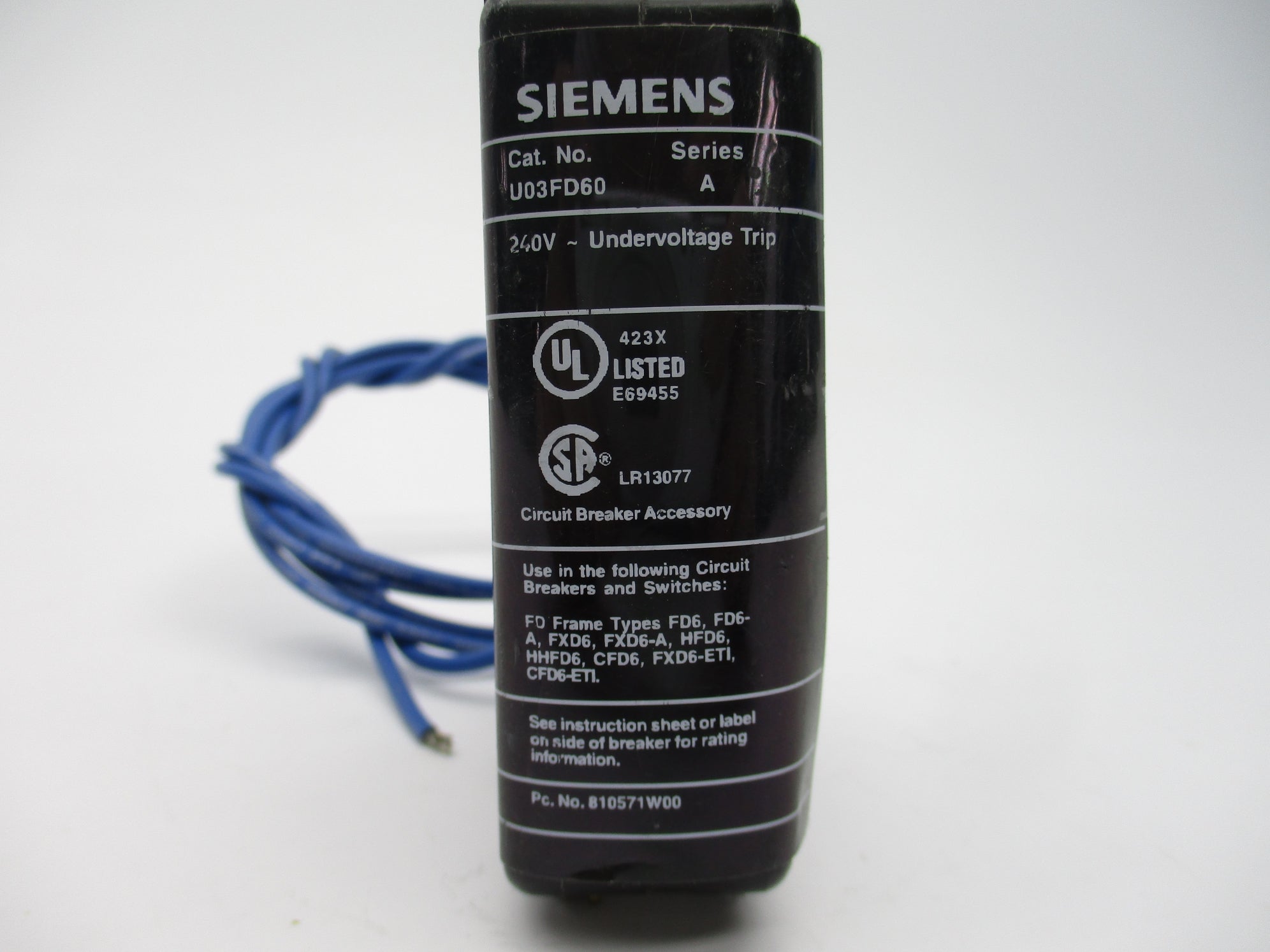 SIEMENS U03FD60 SER. A NSNP