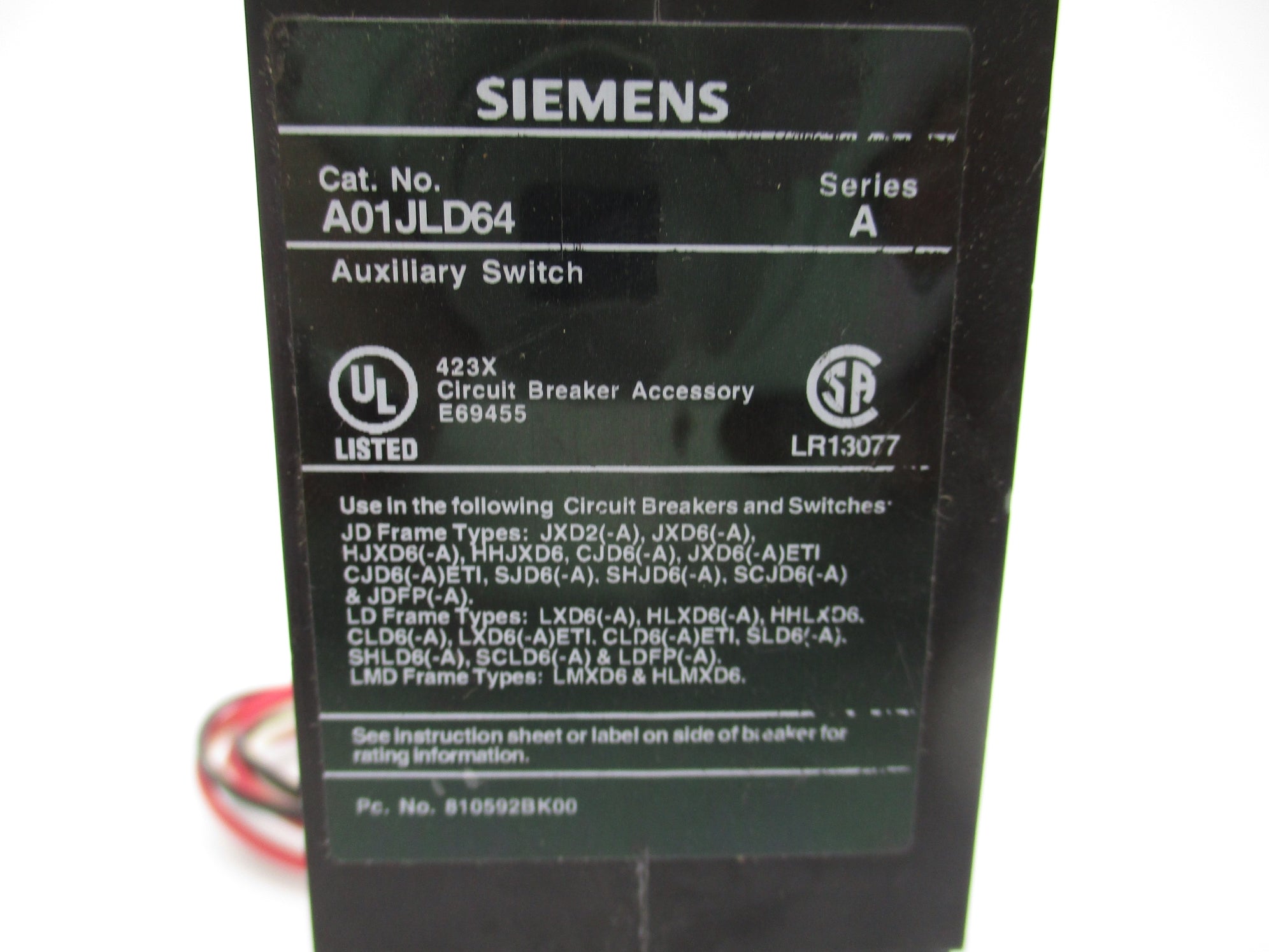 SIEMENS A01JLD64 SER. A UNMP