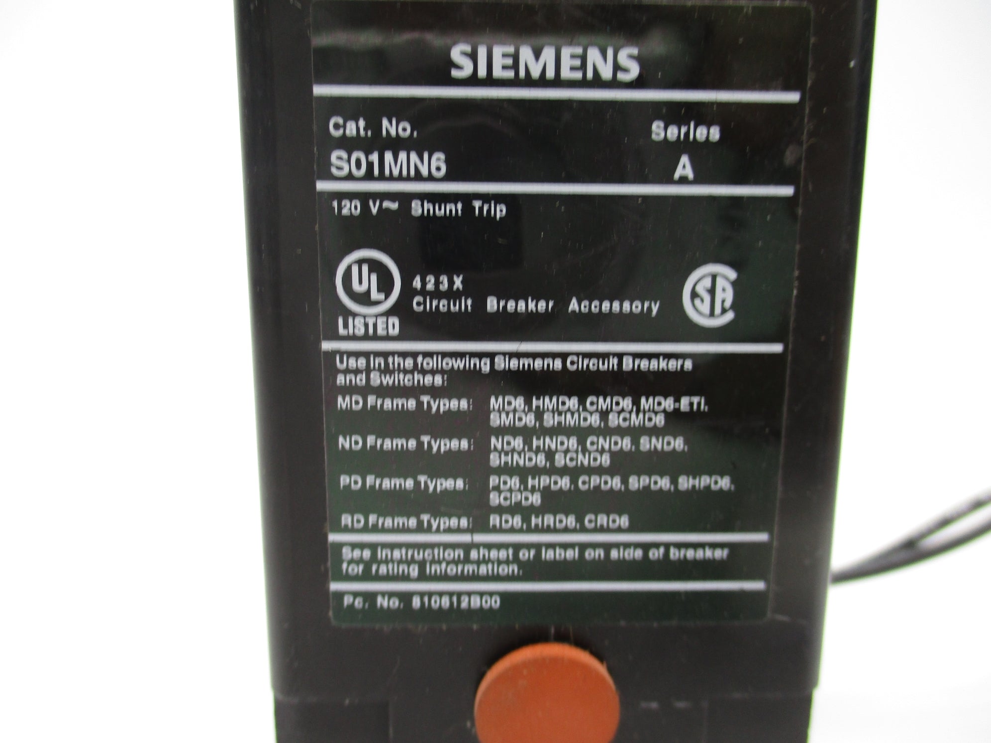 SIEMENS S01MN6 SER. A NSNP