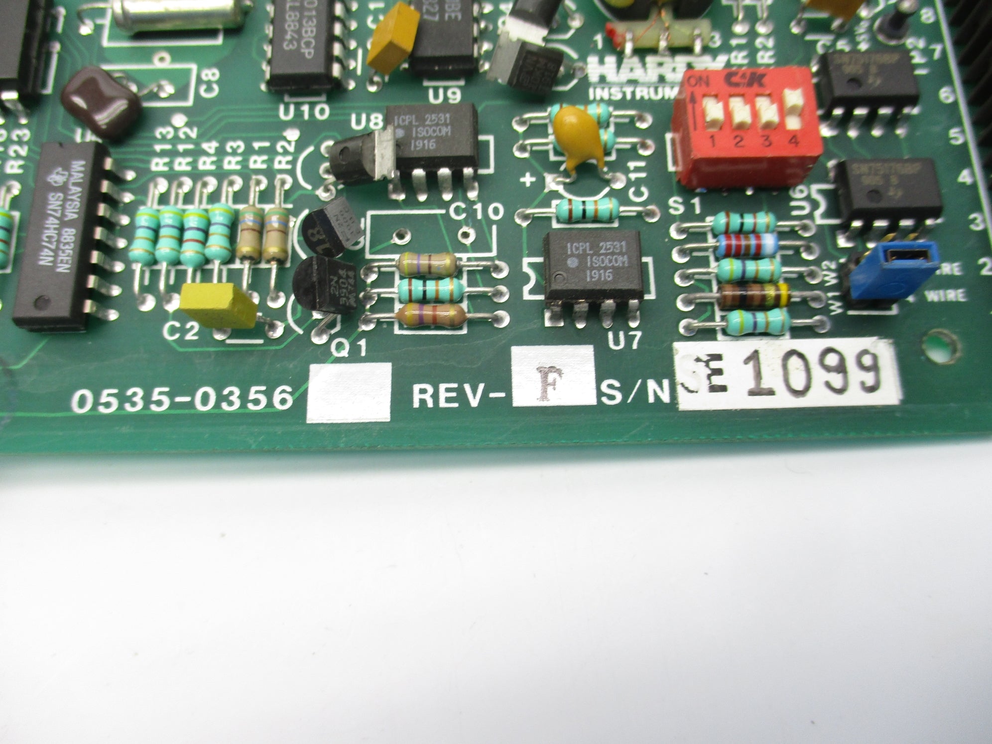 HARDY INSTRUMENTS 0535-0356 REV. F UNMP