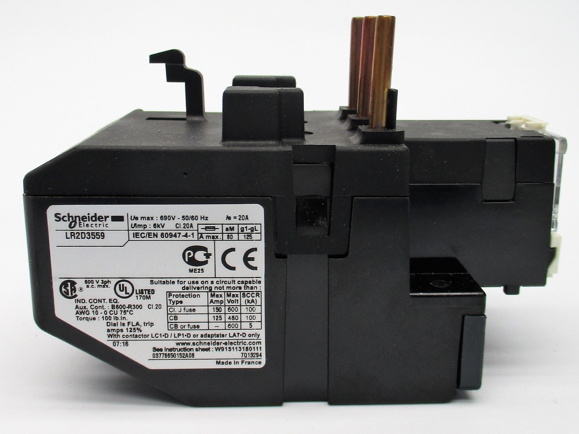 SCHNEIDER ELECTRIC LR2D3559 48-65A NSNP