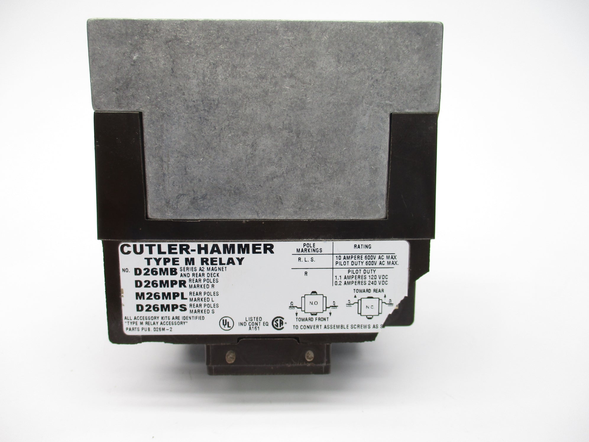 CUTLER HAMMER D26MPR 10A 660/60 550/50 UNMP