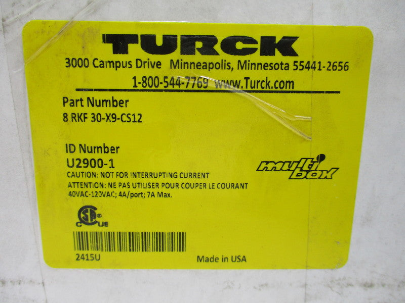TURCK 8 RKF 30-X9-CS12 NSMP